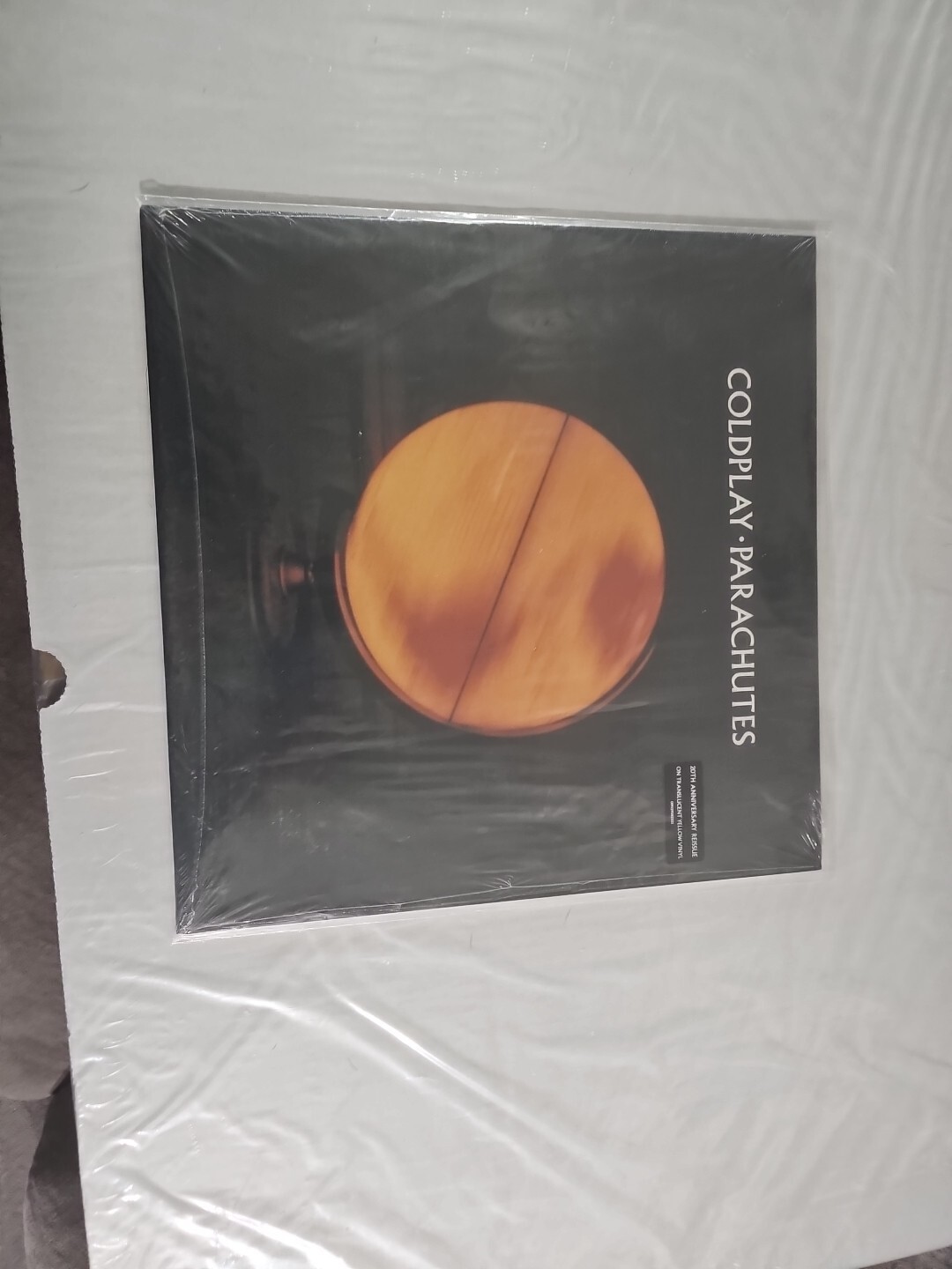 Super Rare Coldplay – Parachutes YELLOW VINYL LP IN ORIGINAL PLASTIC BUT OPENED