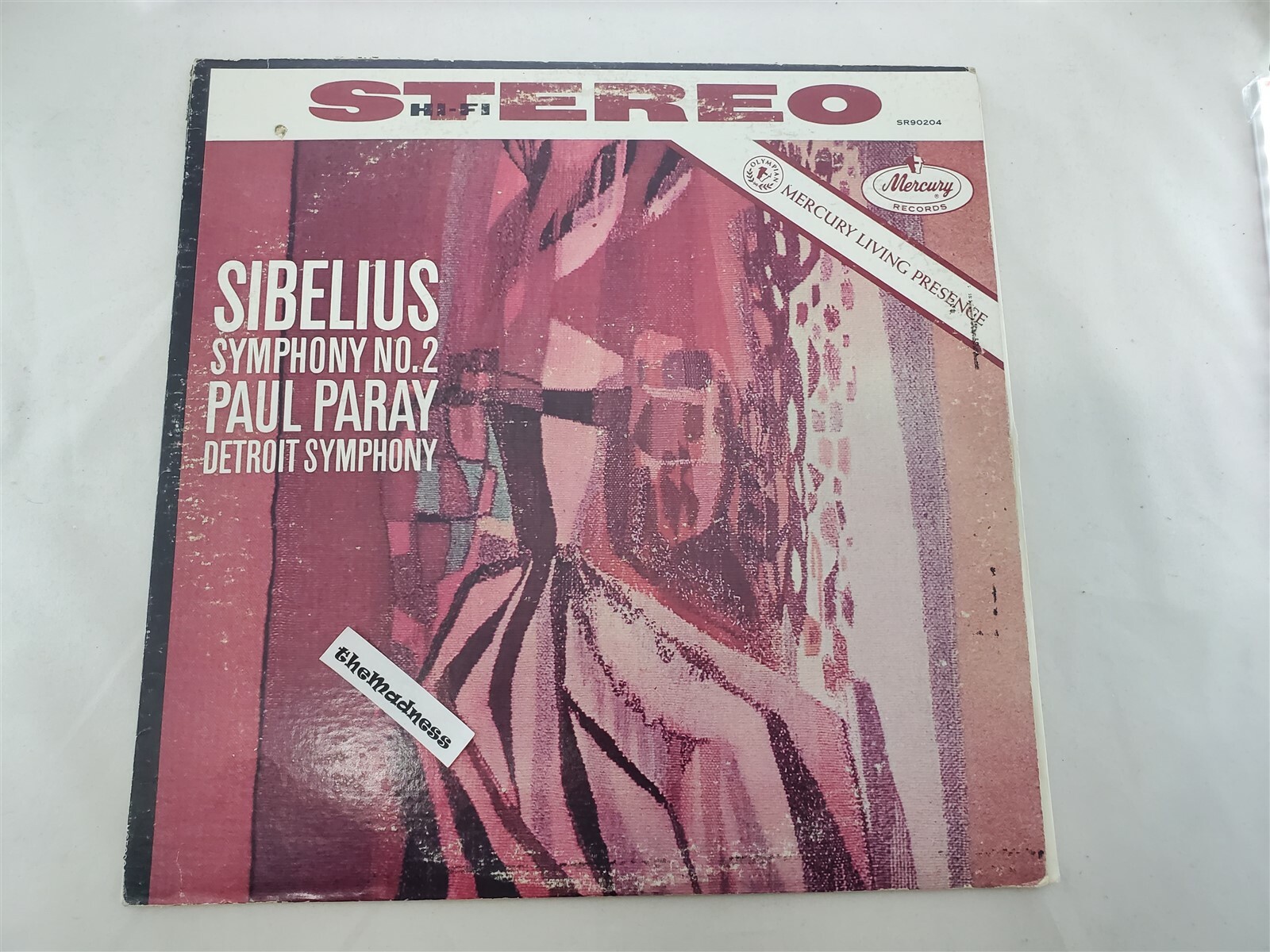 Paray Detroit Symphony Sibelius Symphony No. 2 Mercury Living Presence SR90204