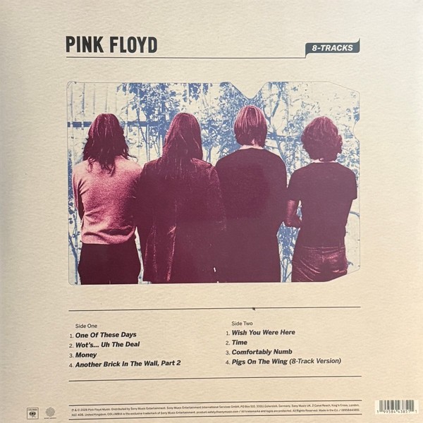 Pink Floyd 8-Tracks Blue Vinyl LP New & Sealed
