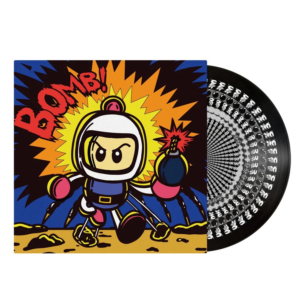 Bomberman 1+2 NES Video Game Soundtrack Zoetrope Vinyl LP Record! nintendo! NEW!