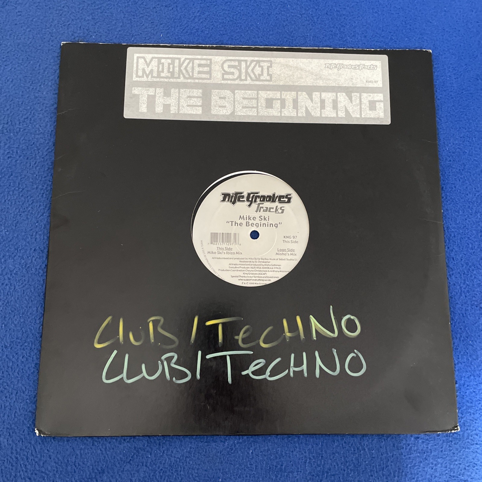 Mike Ski – Begining – Used Vinyl Record 12” Nj Club Techno Edm Bass House Kng97