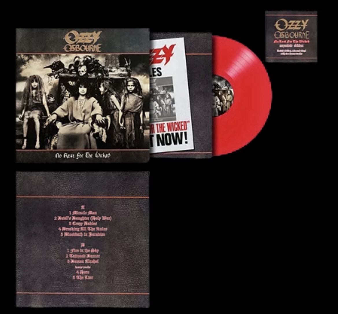 OZZY OSBOURNE – No Rest for the Wicked Coloured Vinyl Import LP New & Sealed