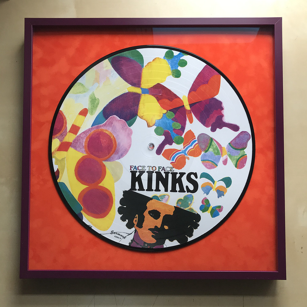 THE KINKS ~FACE TO FACE~VINYL LP PICTURE DISC Earmark Italy 42004 P Framed!
