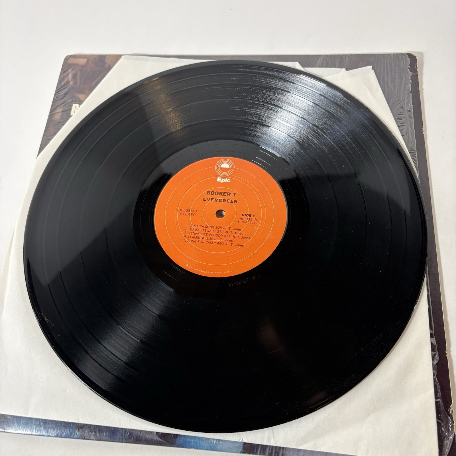 Booker T Evergreen LP Epic Records KE 33143 Vintage Stereo Vinyl LP Record Album
