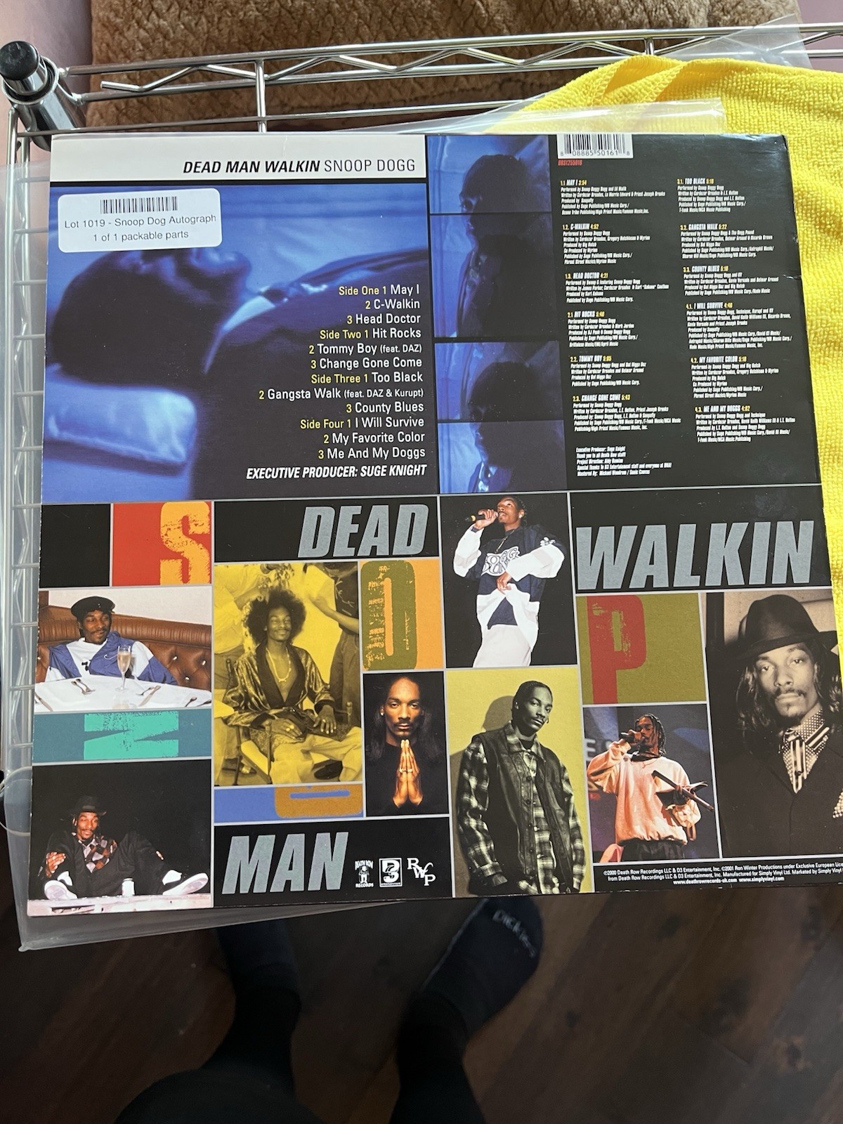 Snoop Dogg Dead Man Walking Signed Autographed Vinyl