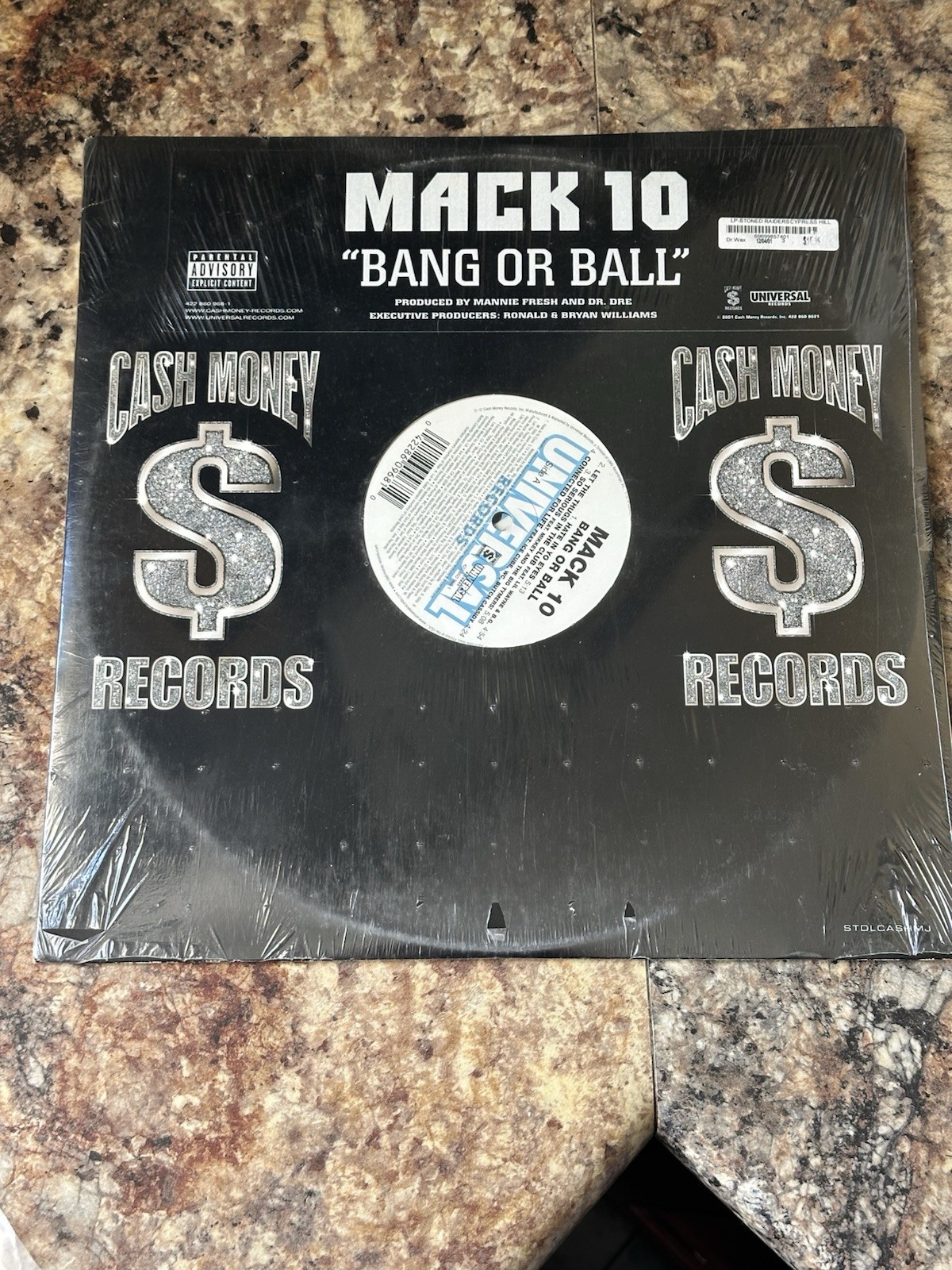 Bang or Ball [PA] [LP] by Mack 10 (Vinyl, Dec-2001, Cash Money Records) SEALED