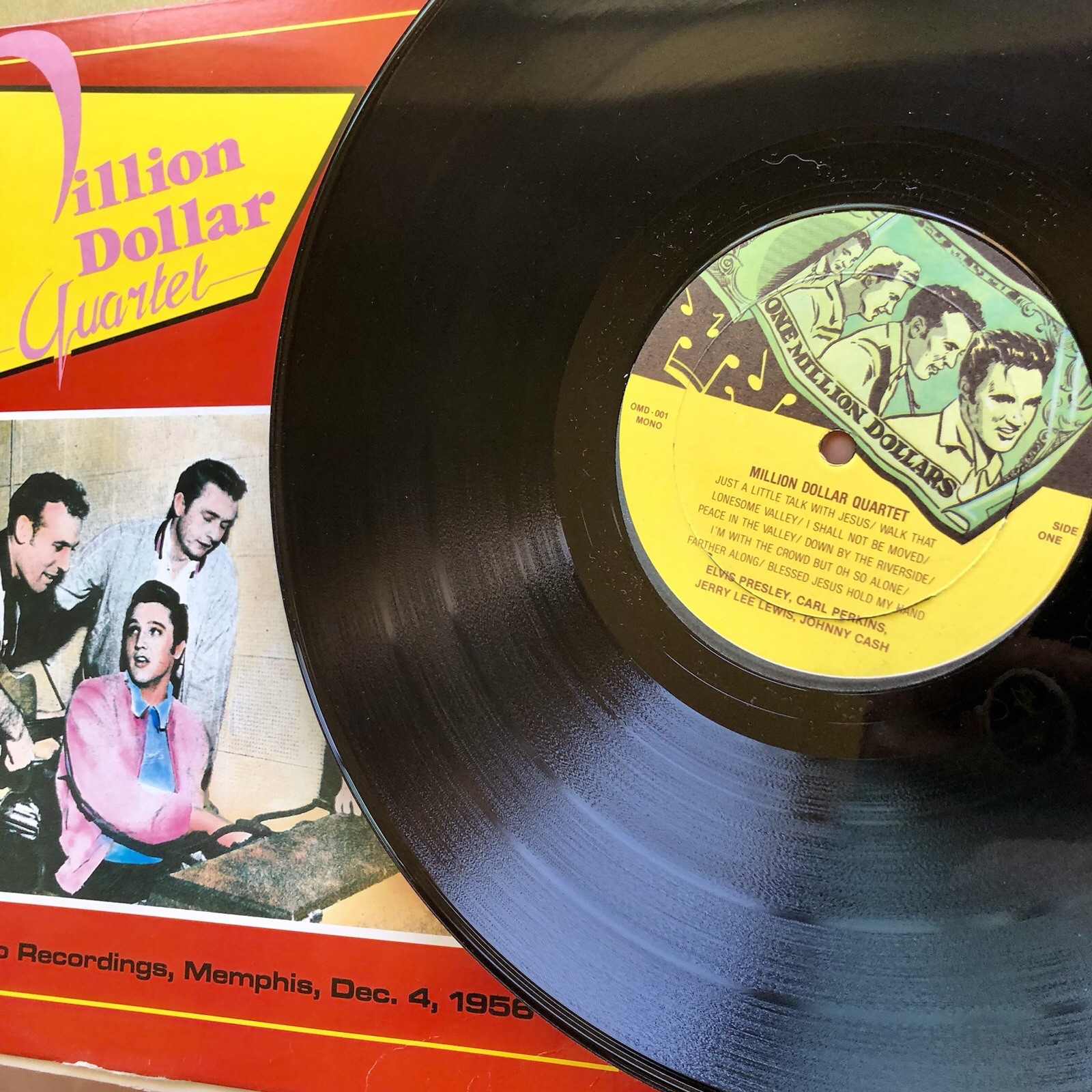 Elvis Million Dollar Quartet Vinyl Played 2X Clean! Johnny Cash Jerry Lee Lewis