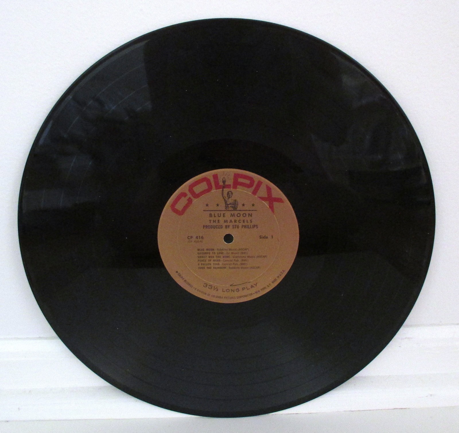 ORIG 1961 Colpix LP GOLD LABEL The Marcels Blue Moon In SHRINK R&B Doo Wop Soul