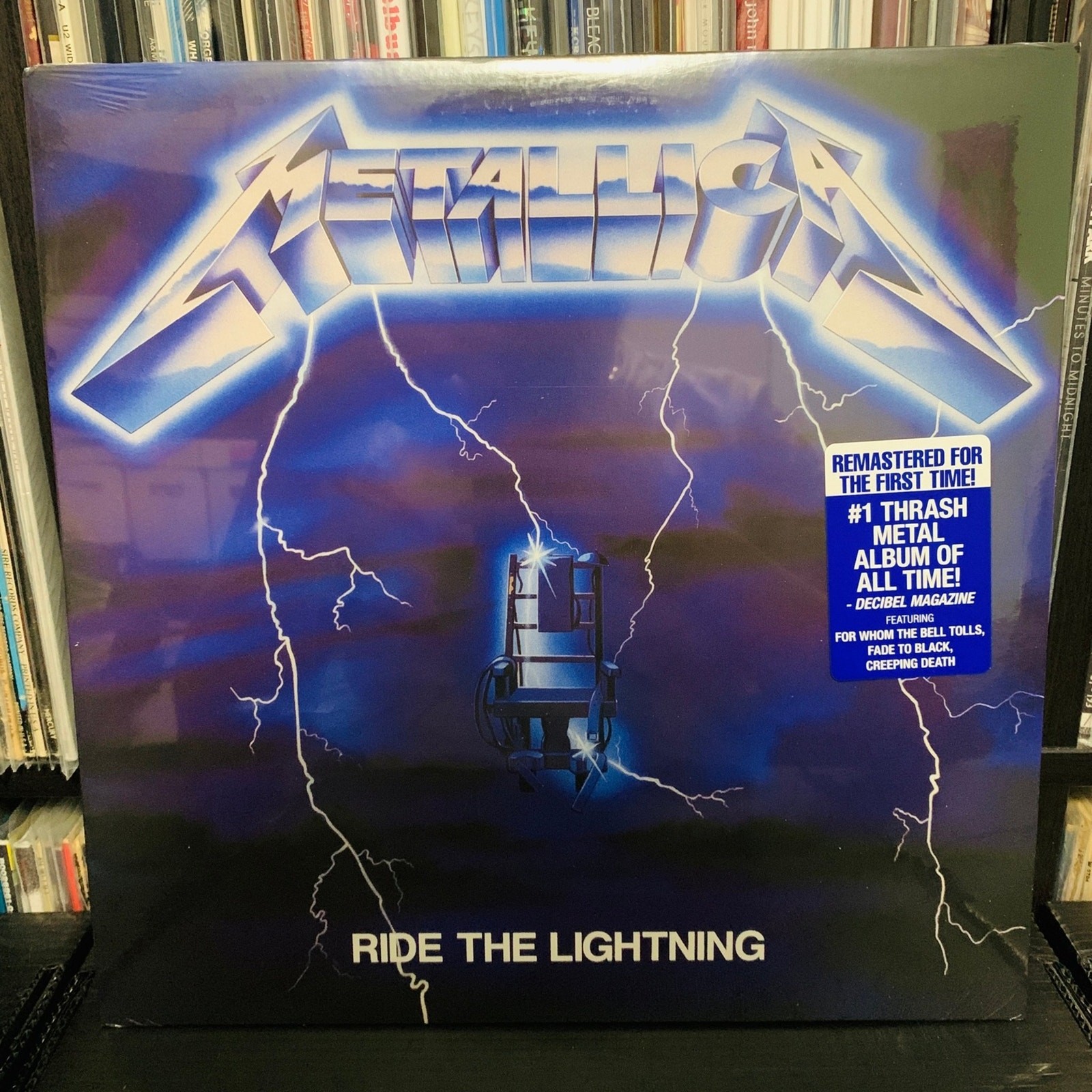 Metallica – Ride The Lightning Black Vinyl LP New Sealed Record Reissue