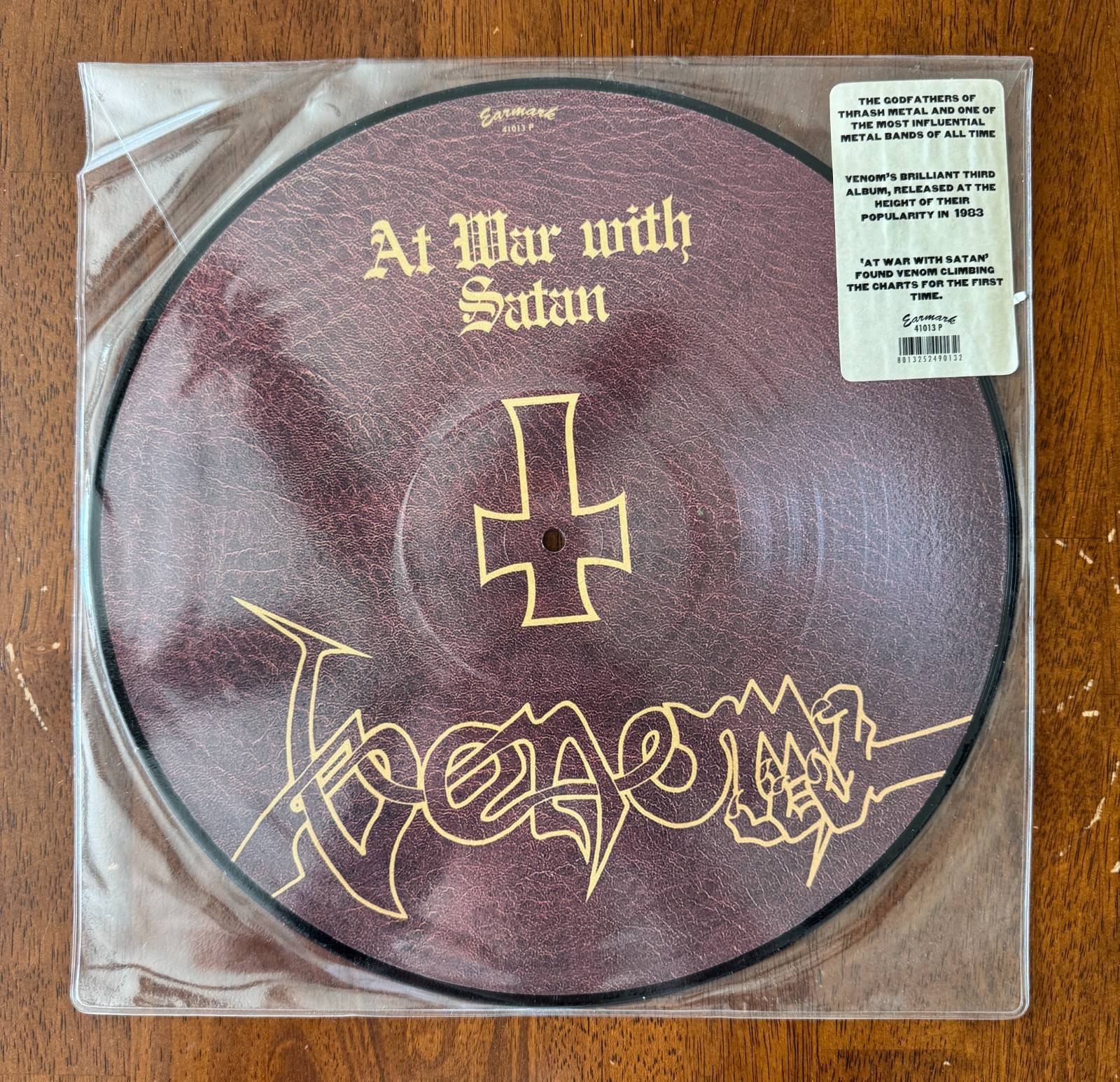 Venom – At War With Satan (2003) 12″ Picture Disc LP Vinyl -Ltd Ed Import, NEW