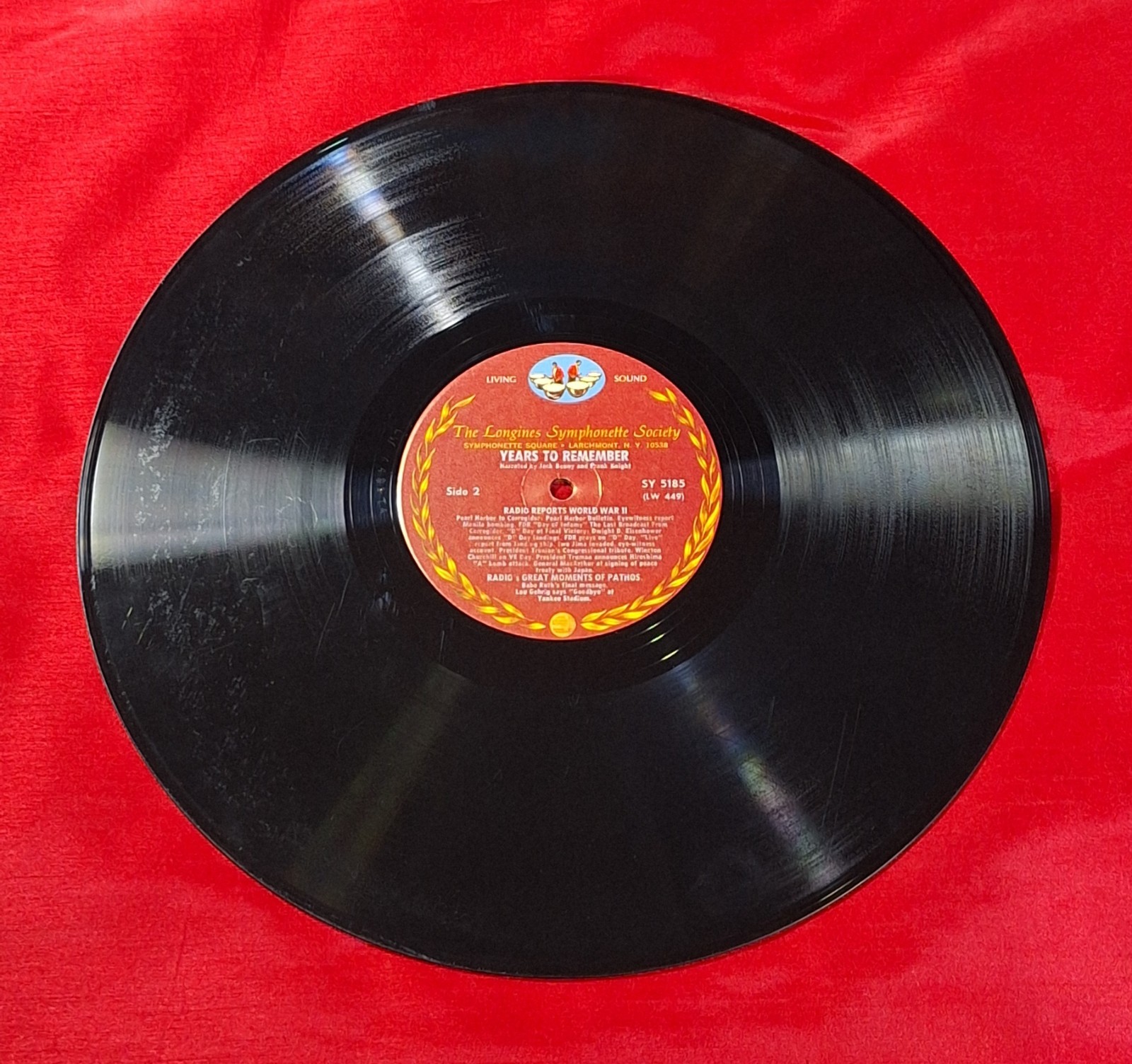 The Years To Remember ~ 1966 Vinyl, LP SY5185 Longines Symphonette PLAYS GREAT