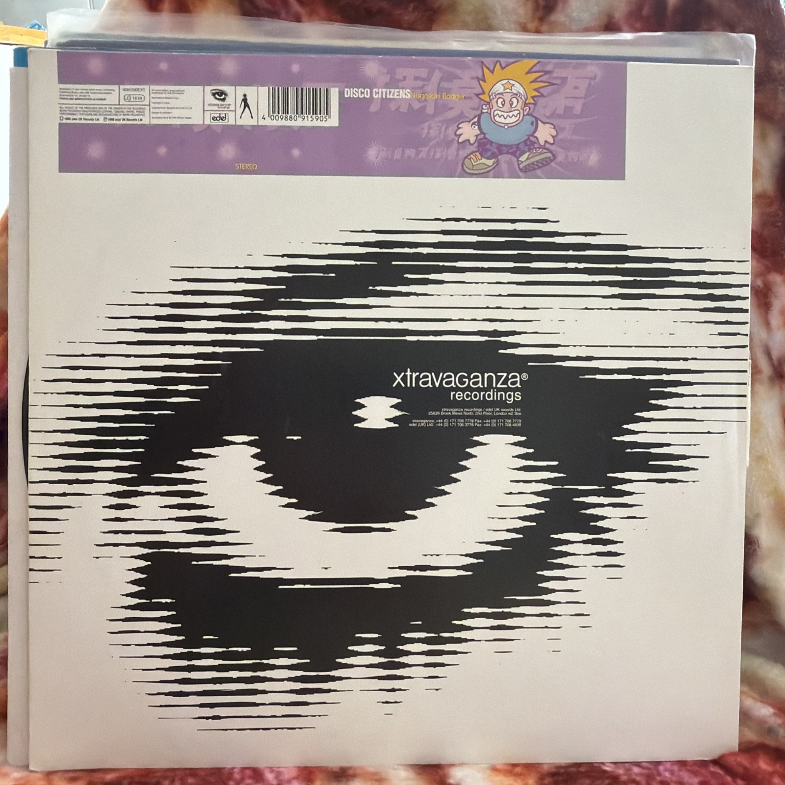 Disco Citizens – Nagasaki Badger 12″ vinyl record 1998 trance on Xtravaganza lp