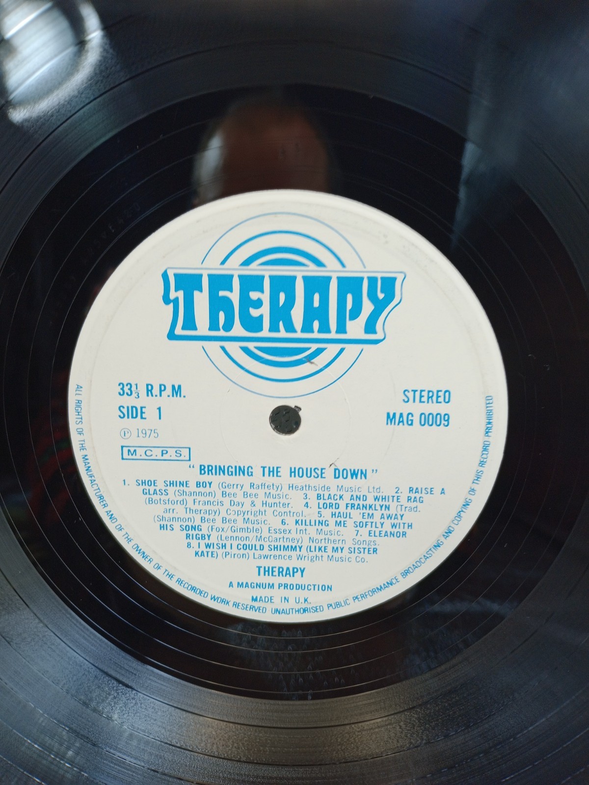 Therapy Bringing The House Down Record LP Vinyl 1975 Folk, World & Country