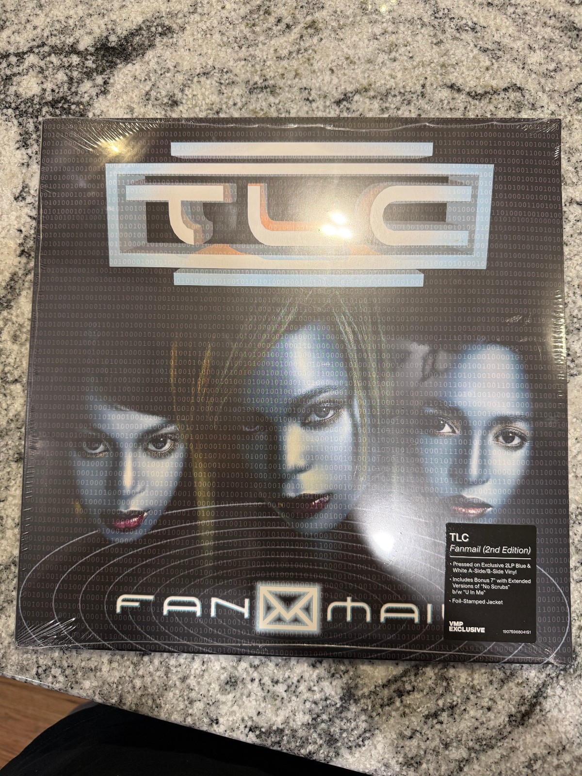 TLC FanMail Limited VMP Exclusive Blue White Swirl 2LP Vinyl 7″ SEALED!NEW MINT!