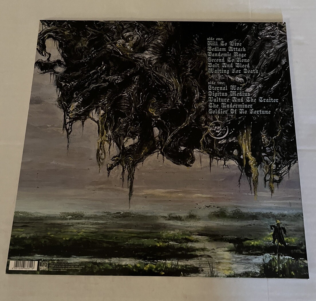 ENTOMBED A.D. – BACK TO THE FRONT VINYL LP Record With Poster Black Vinyl