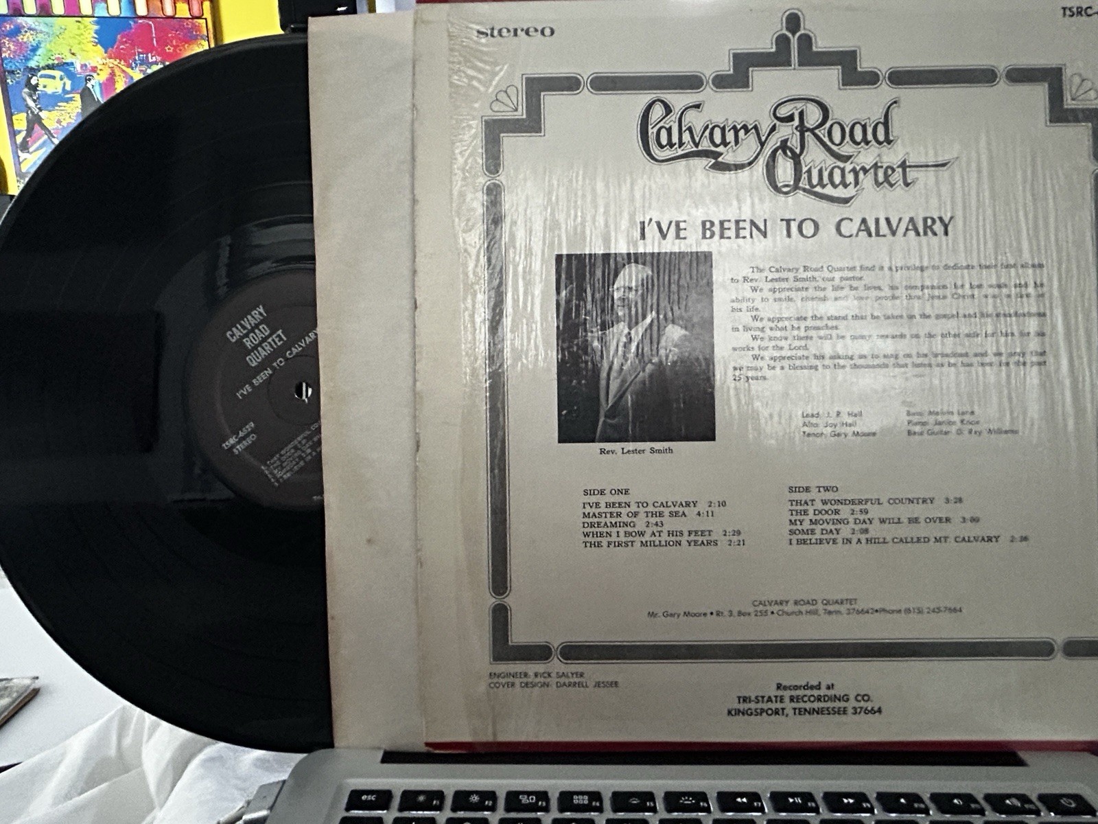 Southern Gospel Quartet 6 LP Lot Statesmen Rebels Plainsmen Calvary Road Bearden