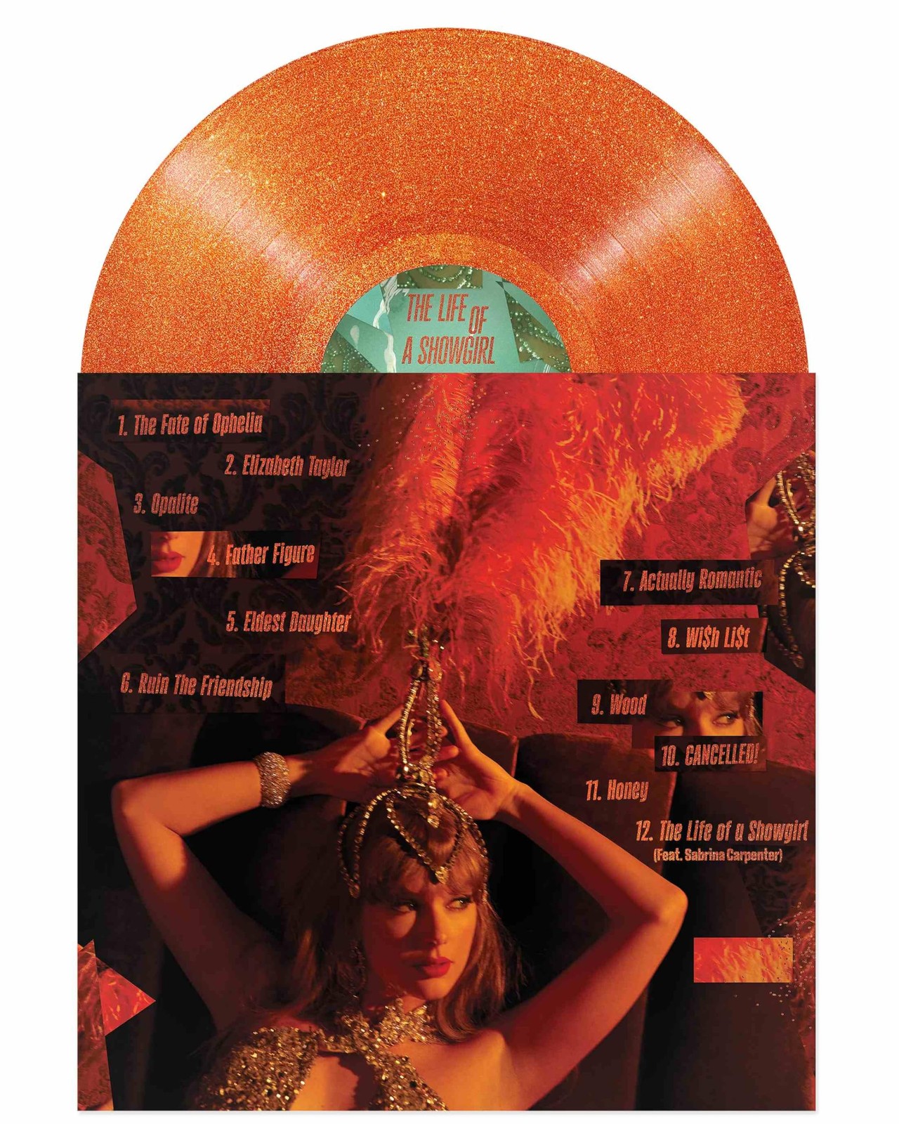 SWIFT,TAYLOR LIFE OF A SHOWGIRL X SWEAT VANILLA PERFUME PORTOFINO ORANGE