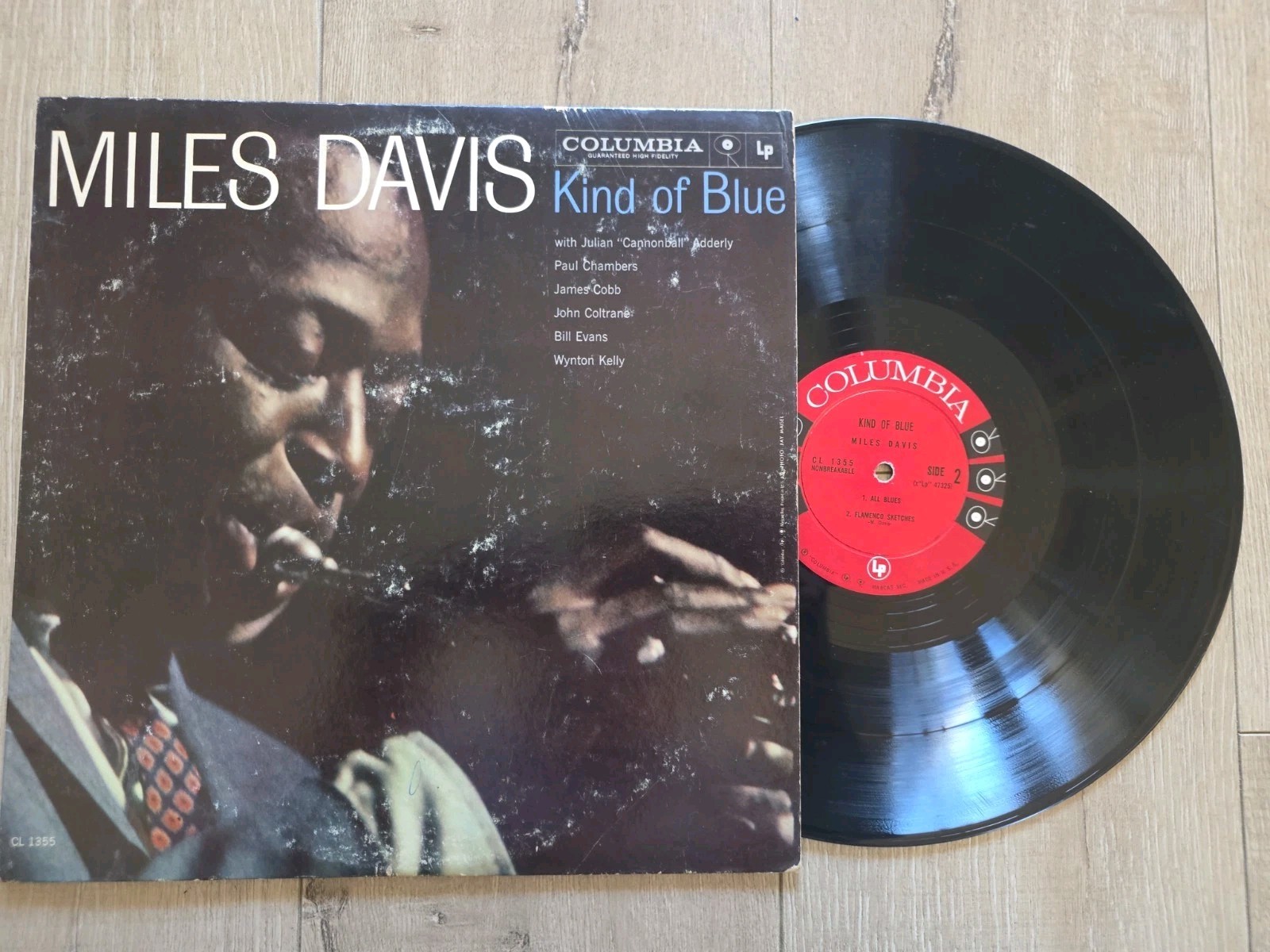 Miles Davis Kind Of Blue 1959 DG Mono 6 eye Columbia LP Vinyl