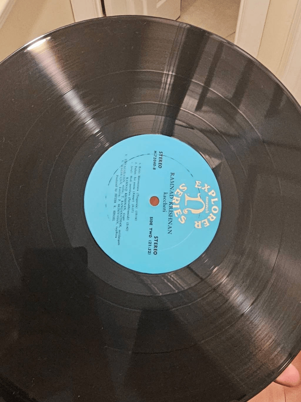 IN SHRINK Ramnad Krishnan Kaccheri LP NM/EX Indian Classical