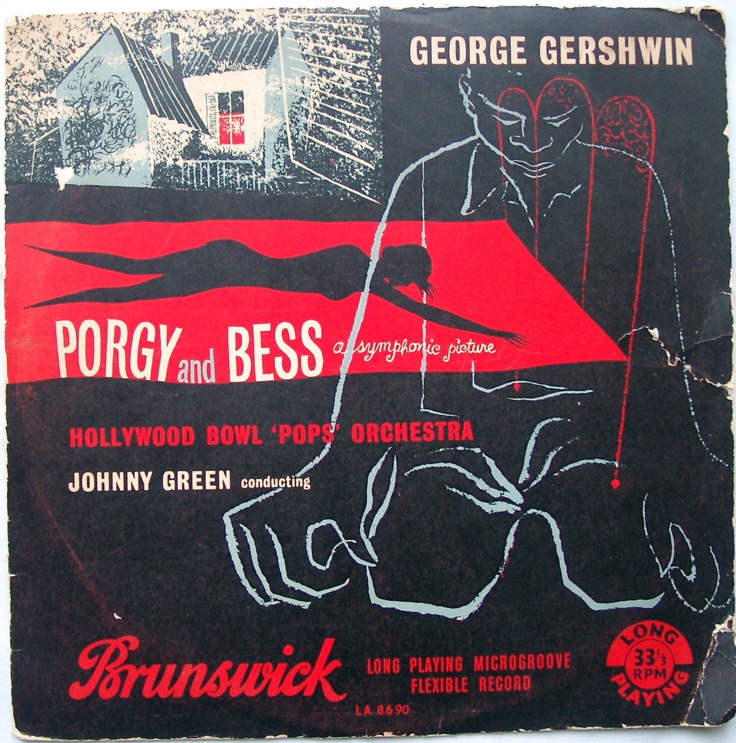 HOLLYWOOD BOWL POPS ORCHESTRA – JOHNNY GREEN – Porgy And Bess 10″ LP – 1950’s UK