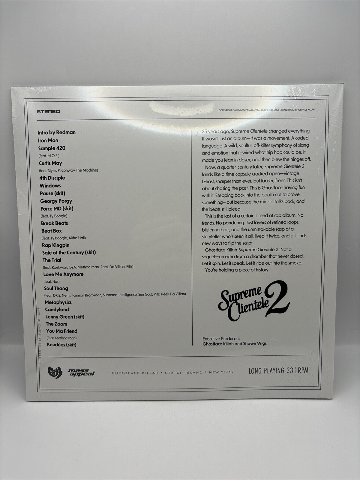 SUPREME CLIENTELE 2 (EXCLUSIVE COLORED 2XLP) Get on Down Variant /300 – PRESALE
