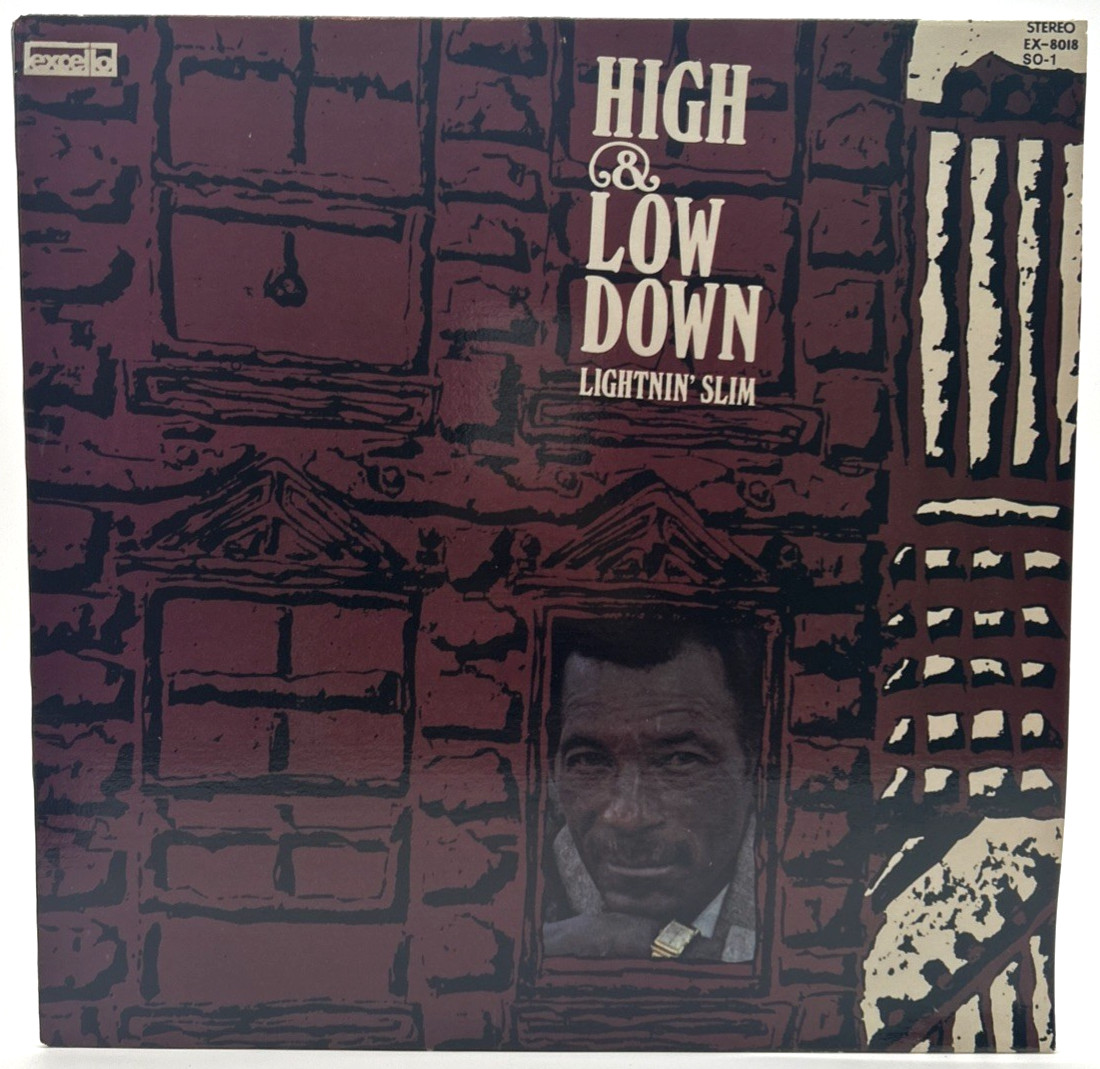 LIGHTNIN SLIM “High And Lowdown” LP Reissue Excello ‎– EX-8018 SO-1