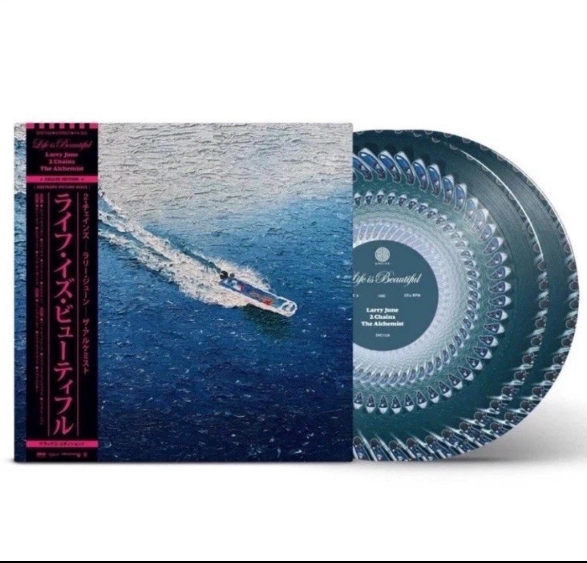 Larry June, 2 Chainz, Alchemist Life Is Beautiful Zoetrope Limited Edition Vinyl