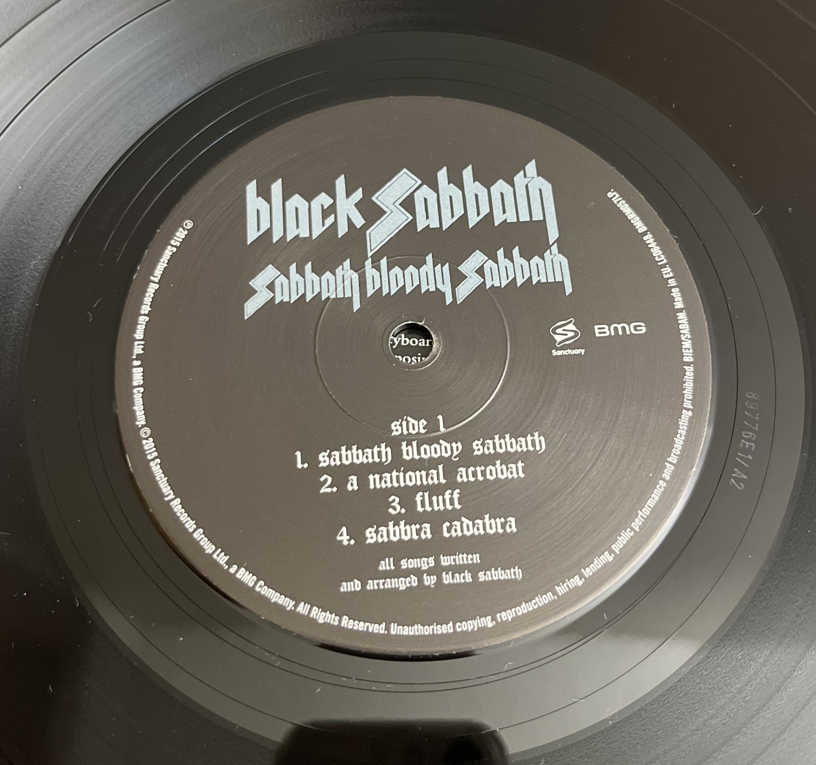 Sabbath Bloody Sabbath by Black Sabbath (Record, 2015) AS IS see photos