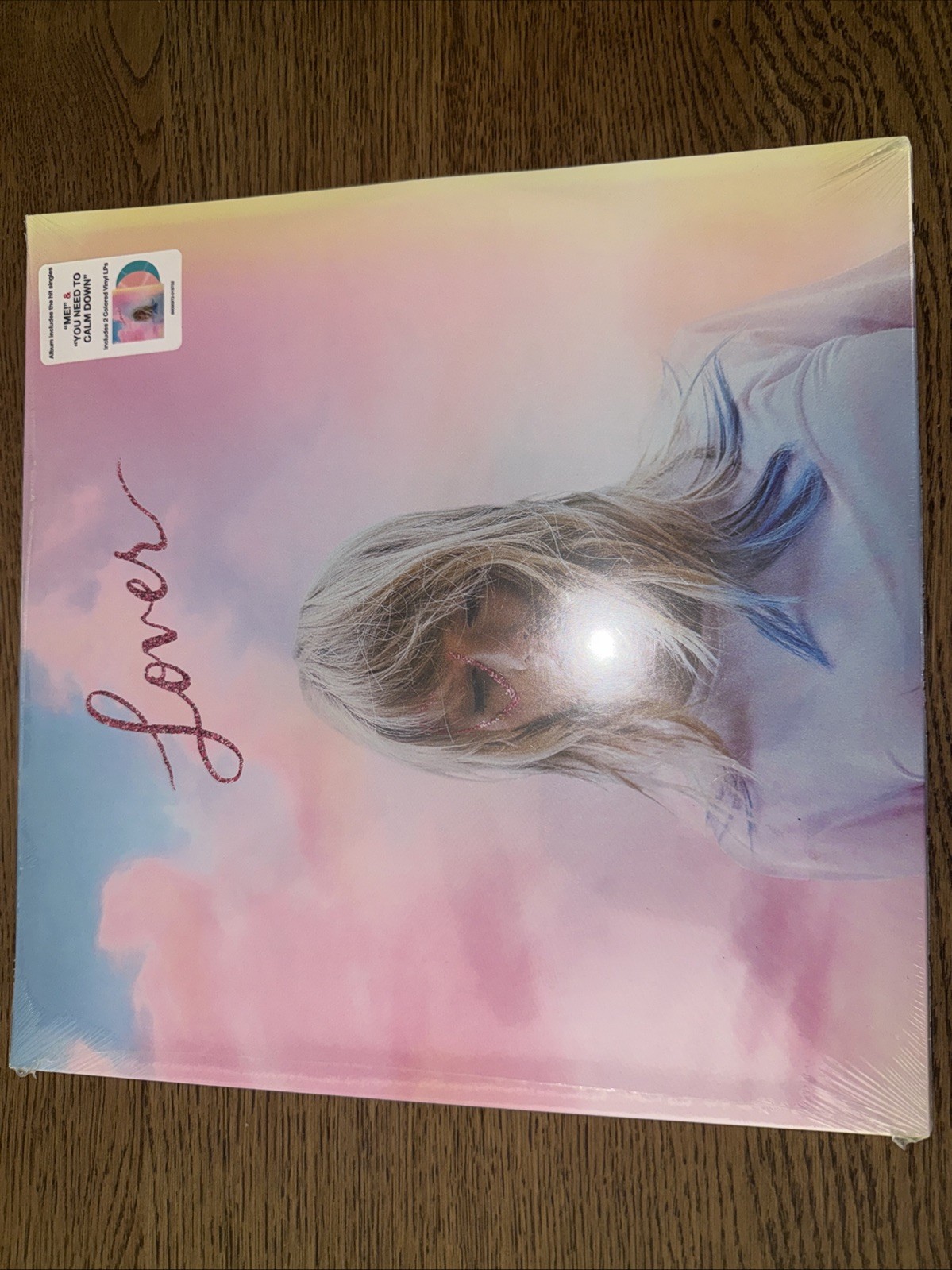 Taylor Swift Lover Vinyl LP Record Pink & Blue Colored 2LP 2019 NEW Sealed