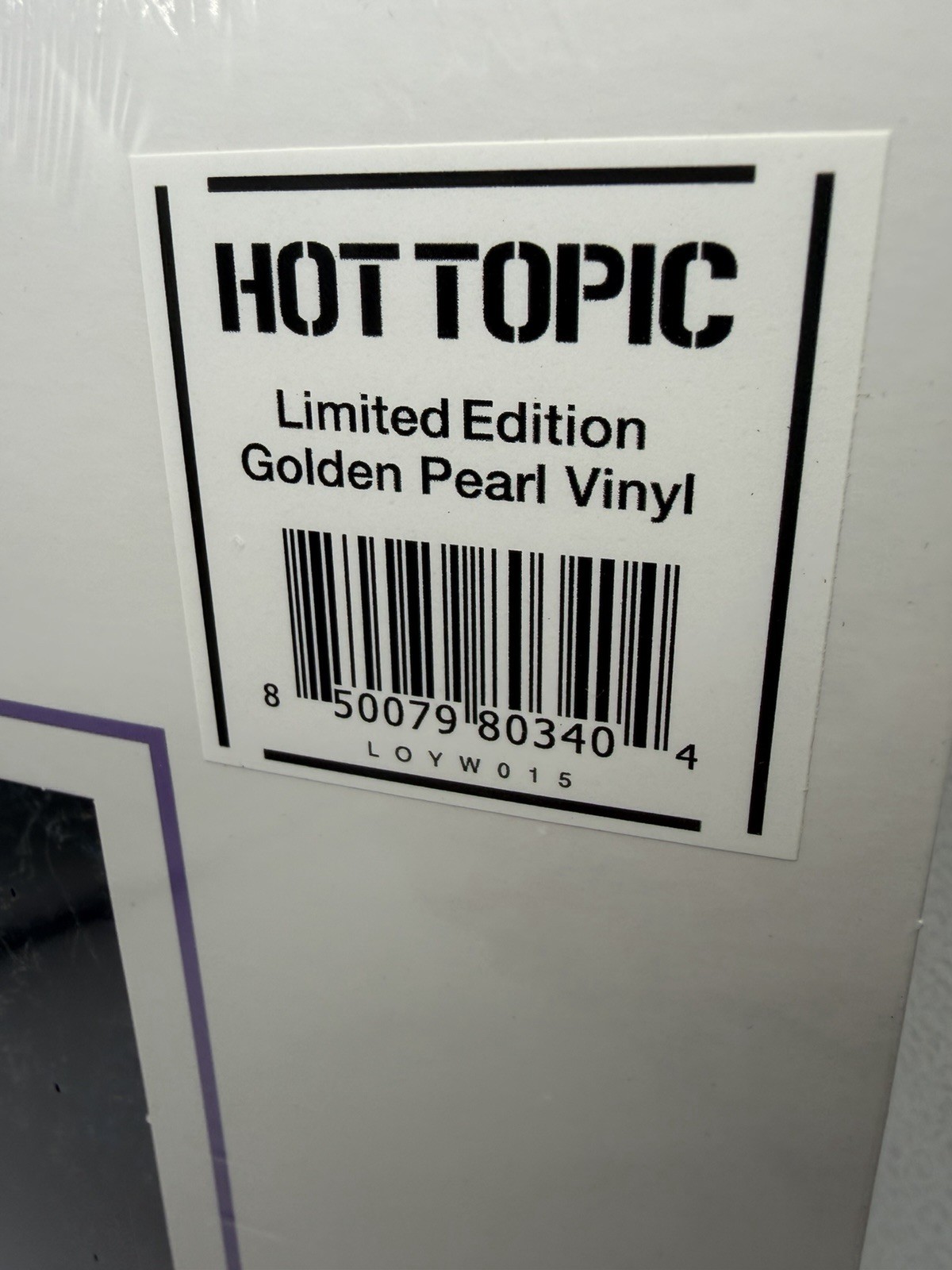 🎵 Slipknot Look Outside Your Window Golden Pearl Vinyl Hot Topic Exclusive /750