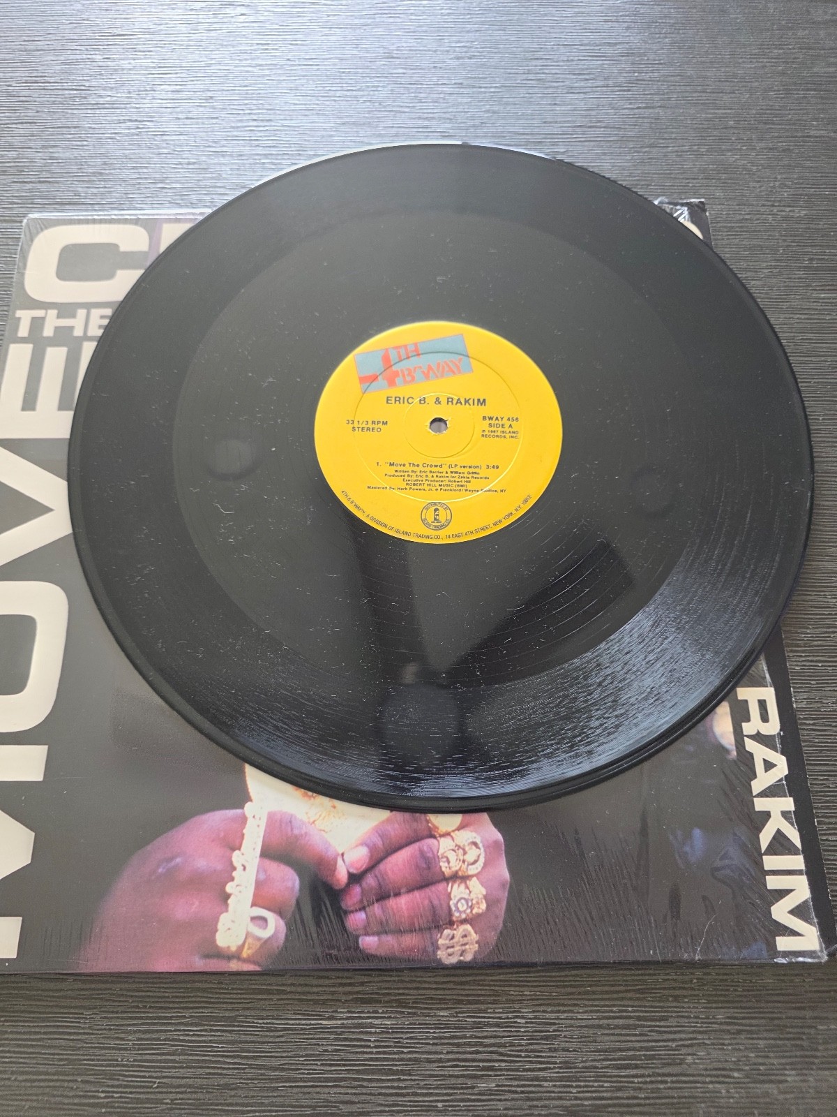 1987 – ERIC B. & RAKIM – MOVE THE CROWD / PAID IN FULL REMIXES -In Shrink
