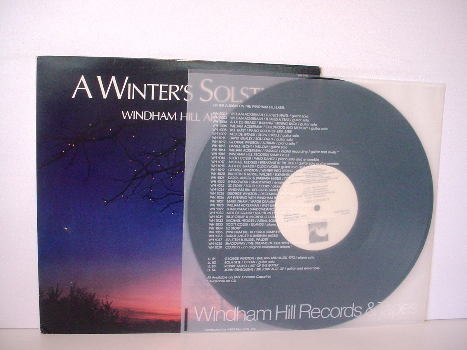 A WINTER’S SOLSTICE PROMO 1985 WINDHAM HILL WH-1045 Mark Isham William Ackerman