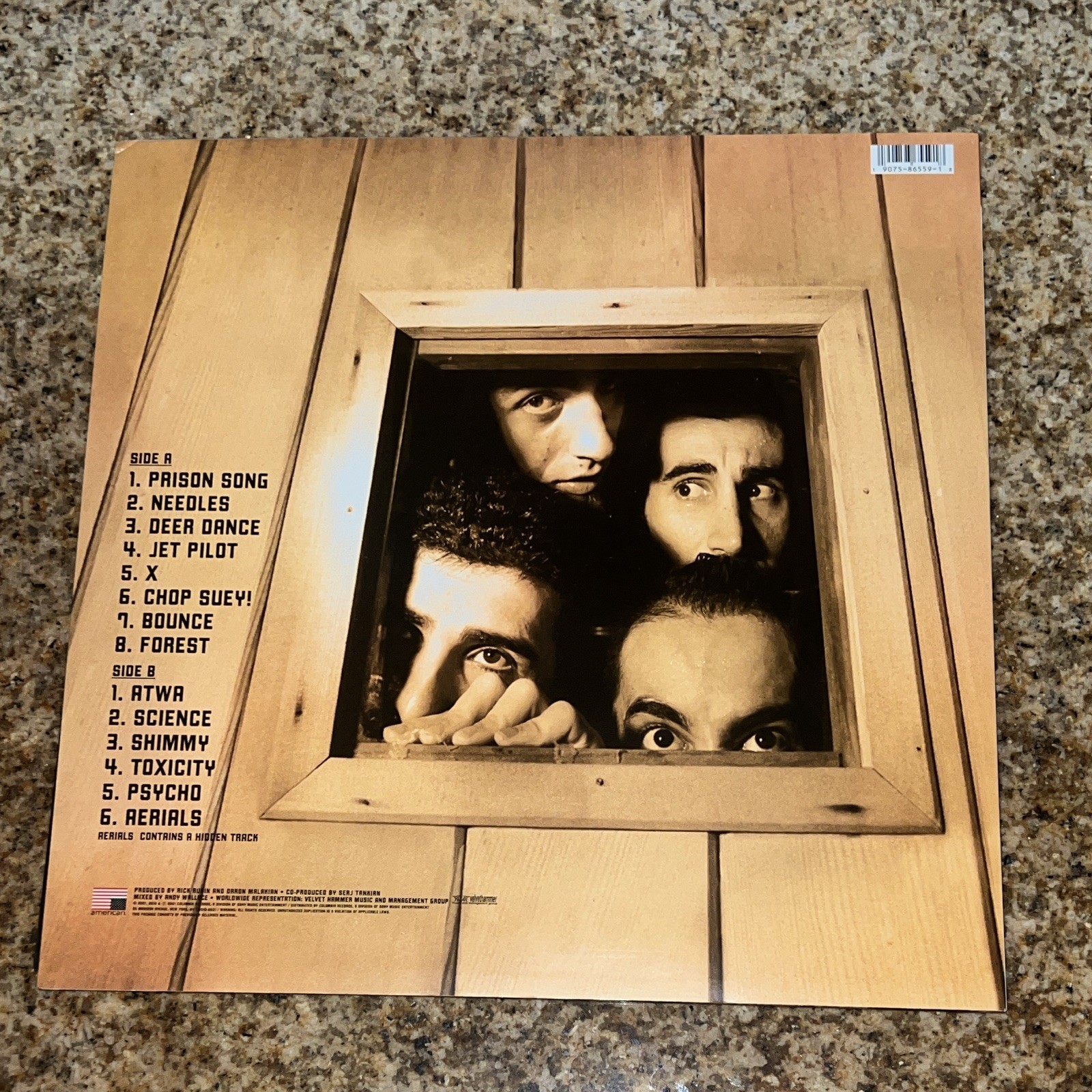 System of a Down – Toxicity 12″ Vinyl LP Record American Recordings
