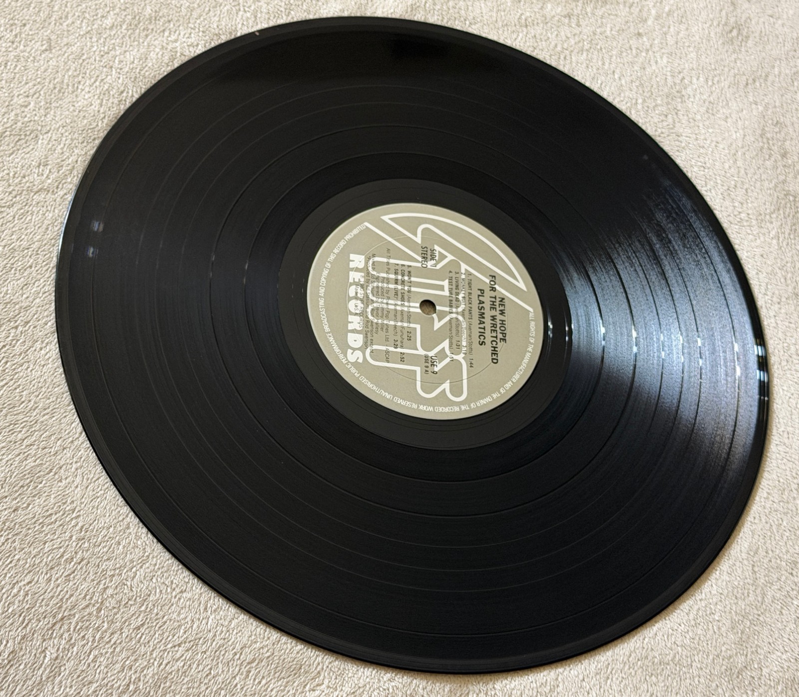 Plasmatics New Hope for the Wretched 1980 press USE 9 VG+/VG+ includes insert