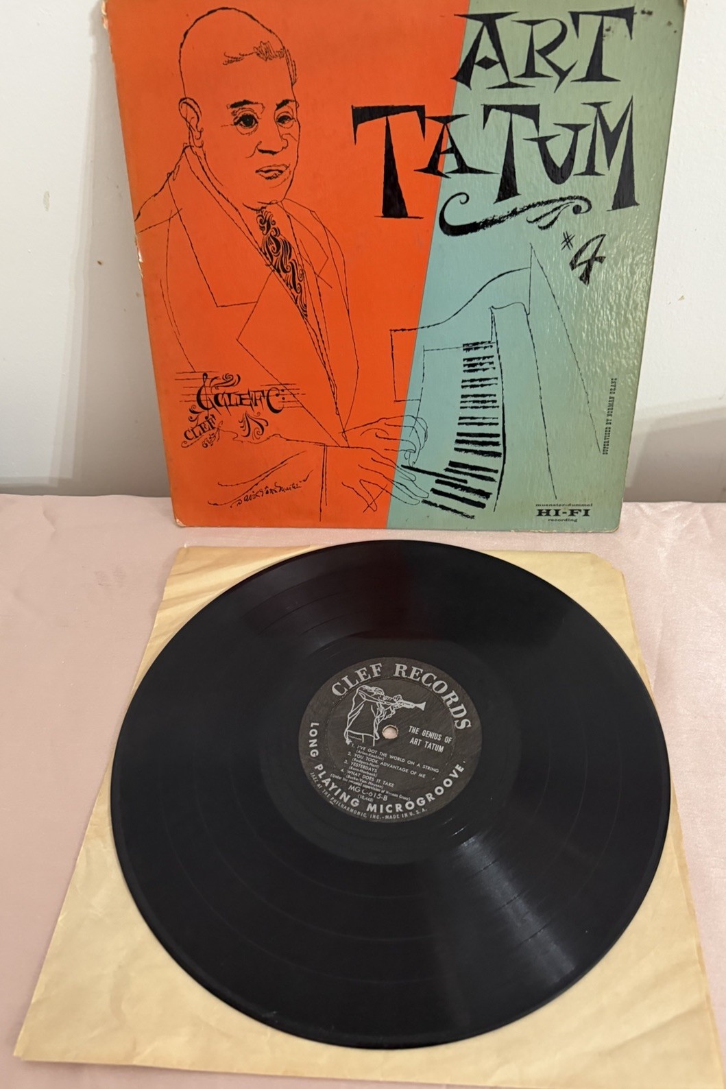Art Tatum – The Genius of Art Tatum #4 (1954 Clef Records, MG C-615)