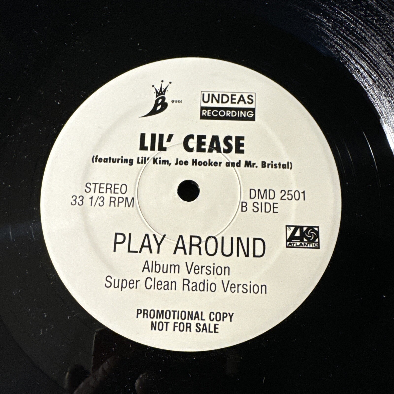 LIL’ CEASE – PLAY AROUND – UNDEAS 2501 – PROMO RADIO VERSION – VINYL LP