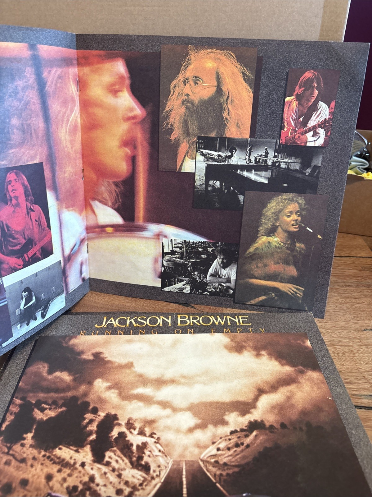 Jackson Browne Running on Empty Asylum 6E-113 1977 LP 33 RPM 12″ Vinyl