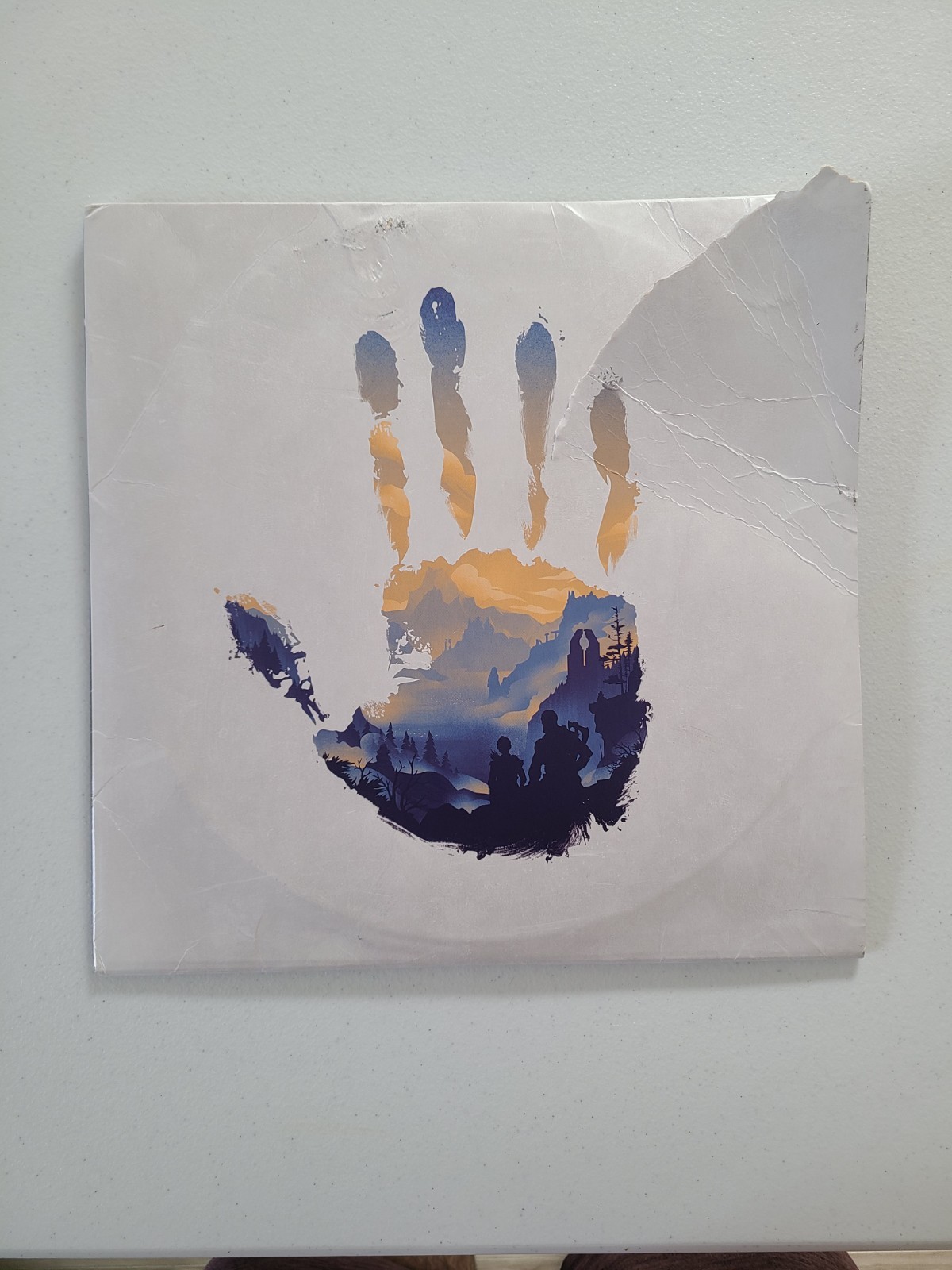 Bear McCreary God Of War Soundtrack Record Bronze w/ Yellow Splatter Open Box