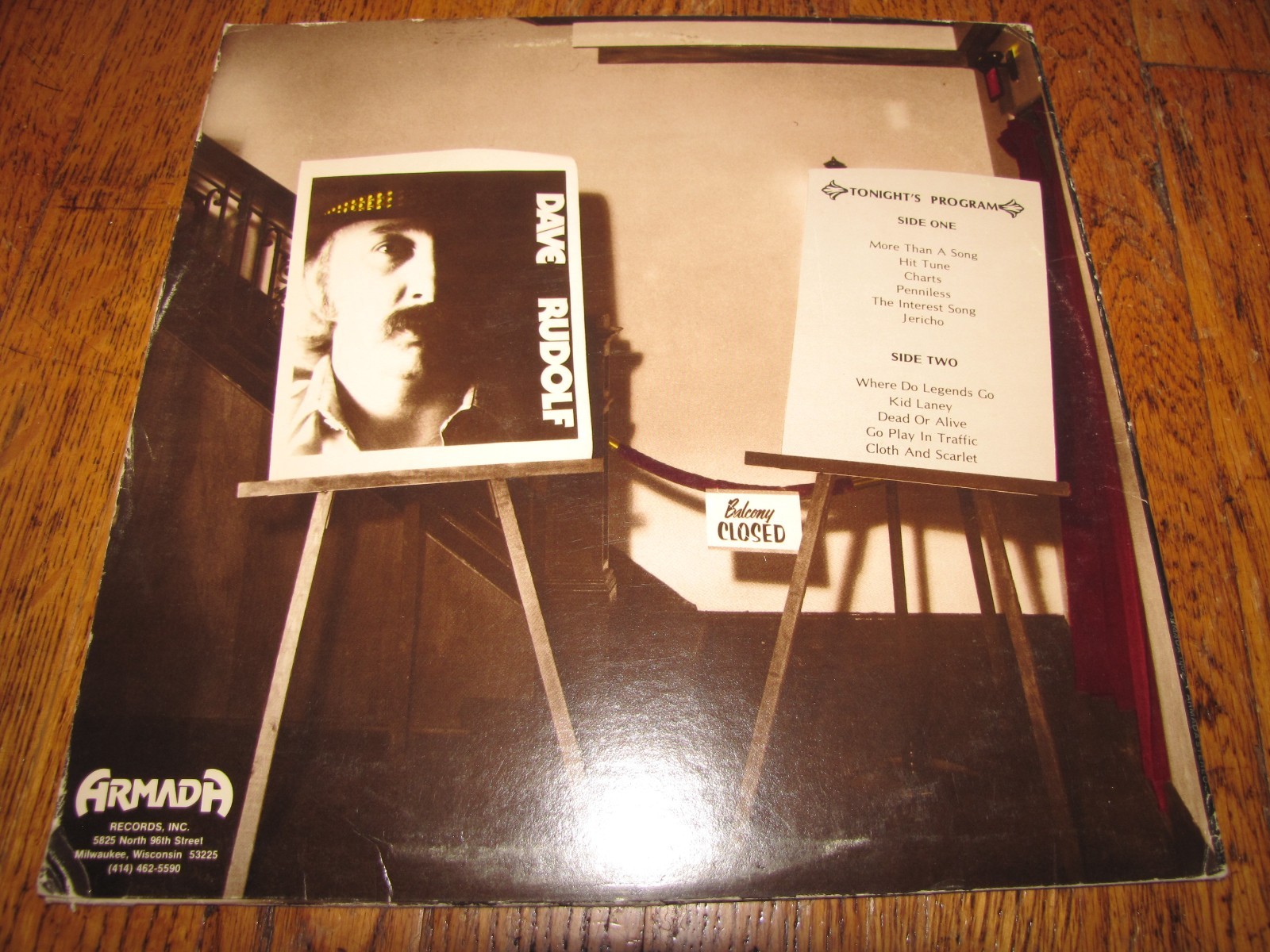 DAVE RUDOLF – WHERE DO LEGENDS GO – ARMADA RECORDS LP