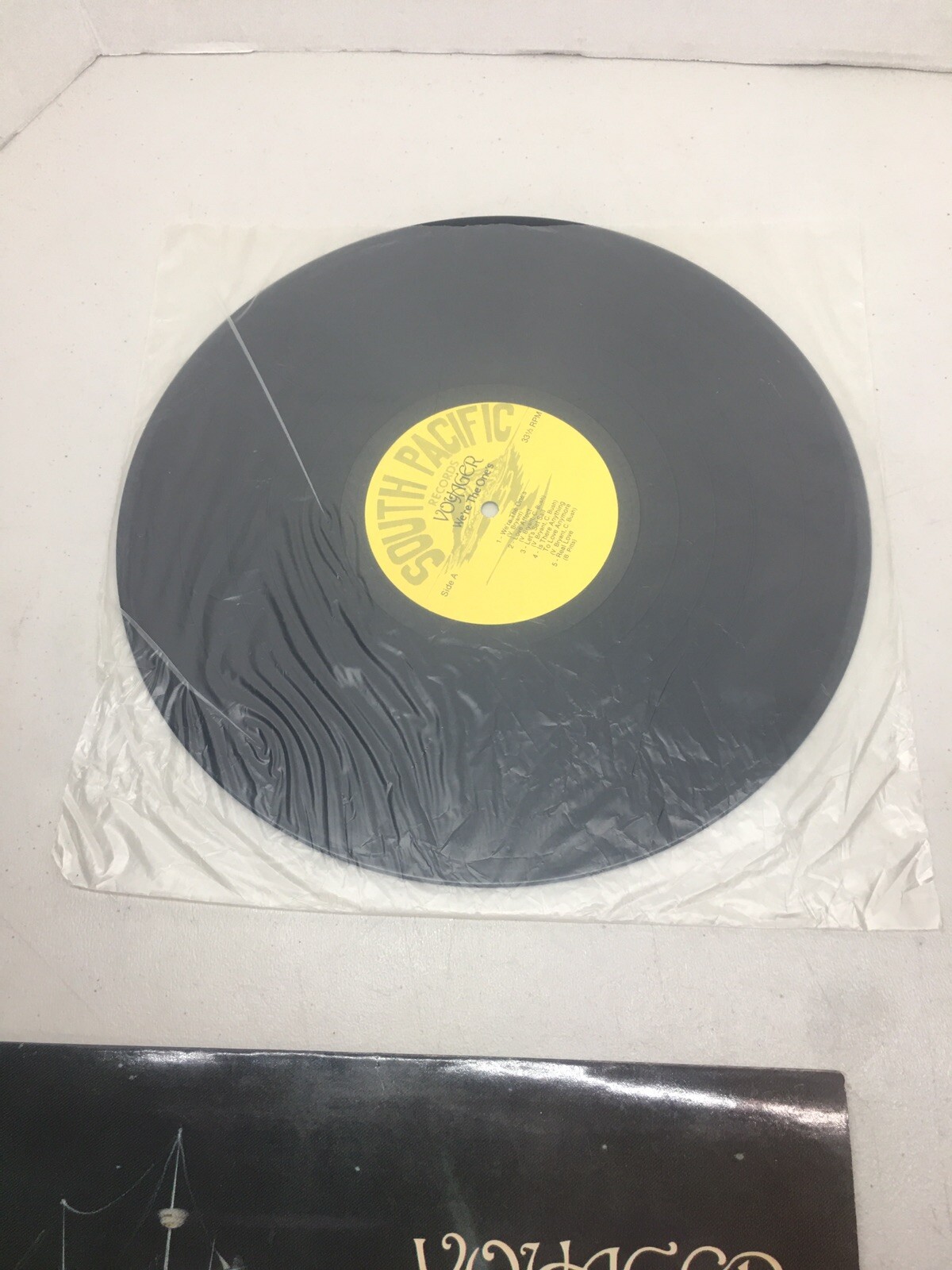 Voyager (25) Wer’e The one’s vinyl Album 1985 autographed by 3 members