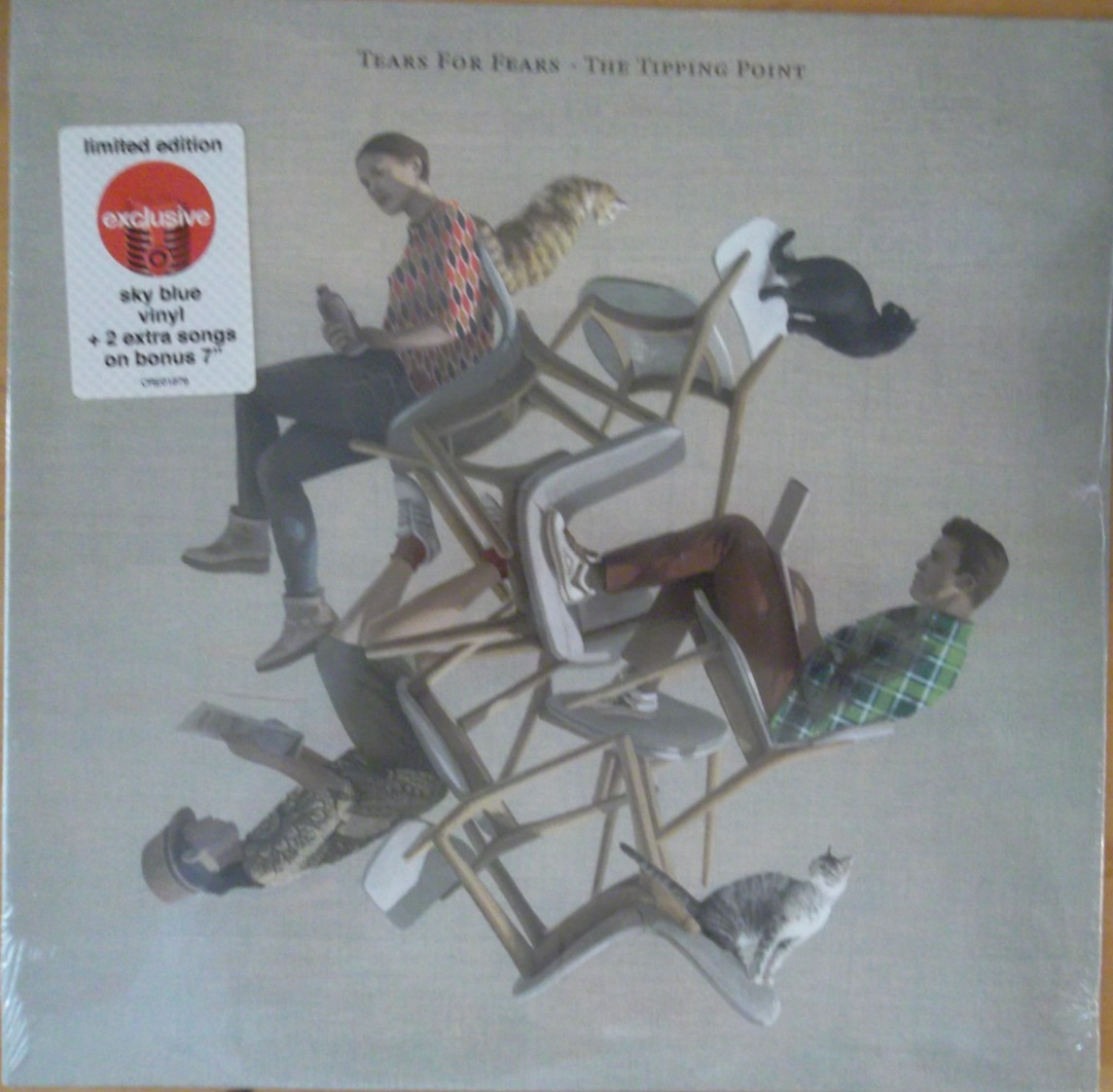 The Tipping Point by Tears for Fears (Sky Blue Vinyl LP + Bonus 7″, 2022 GF) NEW