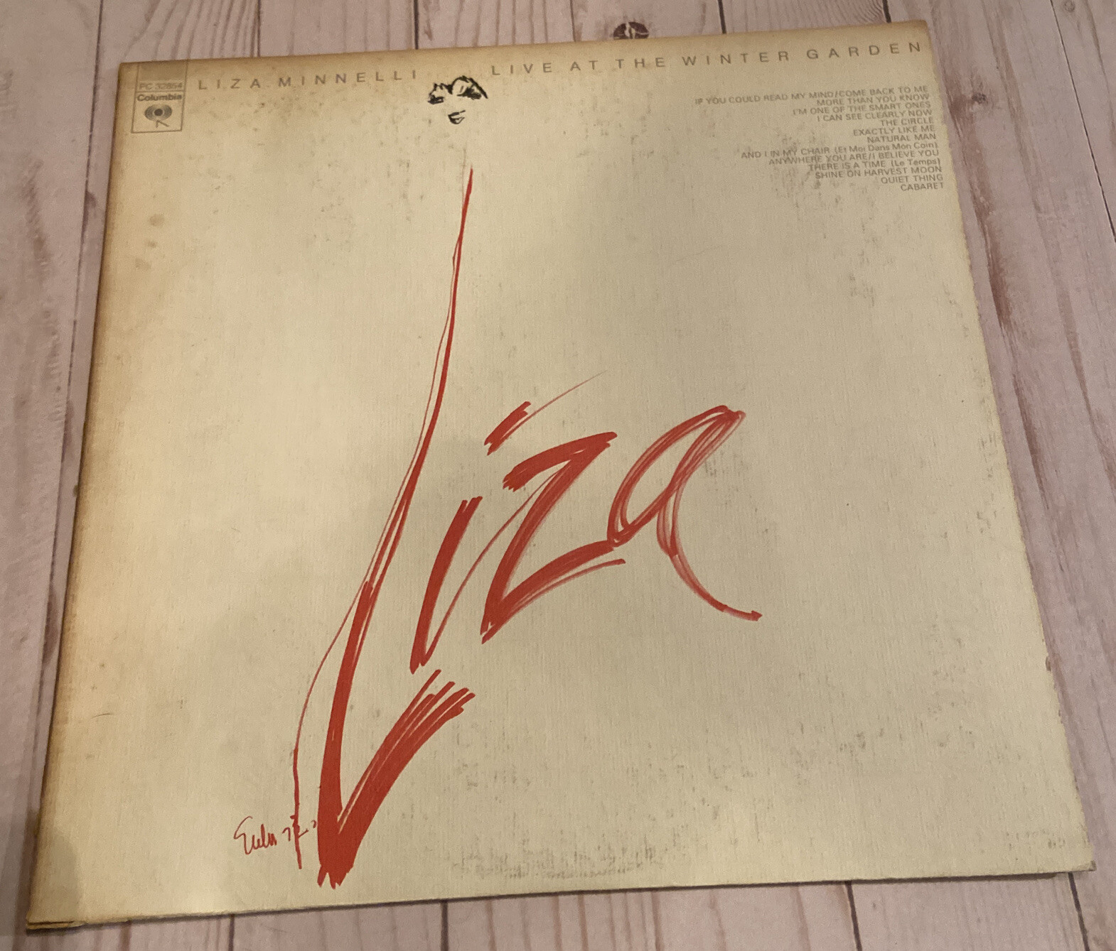 Liza Minnelli Live At The Winter Garden LP PC 32854
