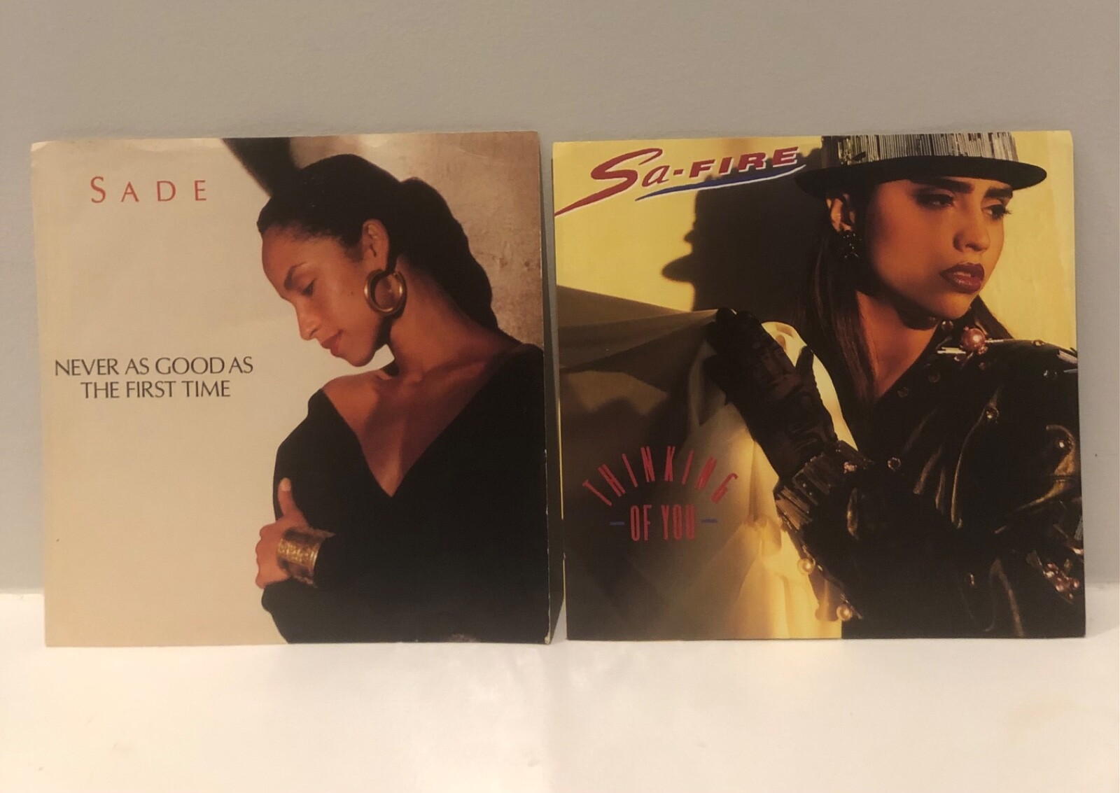 45 Sade / Sa-Fire (2) Album Sleeves No Records – Great Condition ! Never as Good