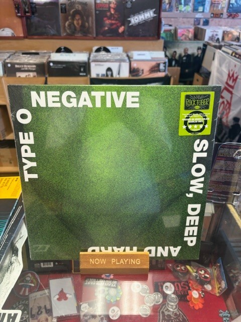 Type O Negative Slow Deep Hard NEW 2x LP GREEN & BLACK MARBLE Colored vinyl