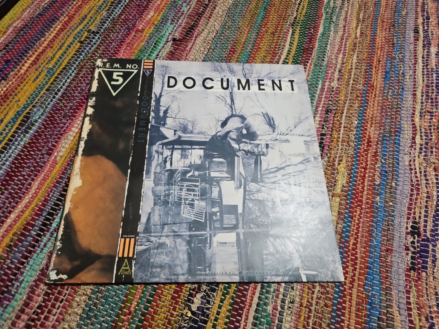 R.E.M. REM No. 5 Document LP Vinyl Record IRS-42059 Masterdisk Promo Free Ship