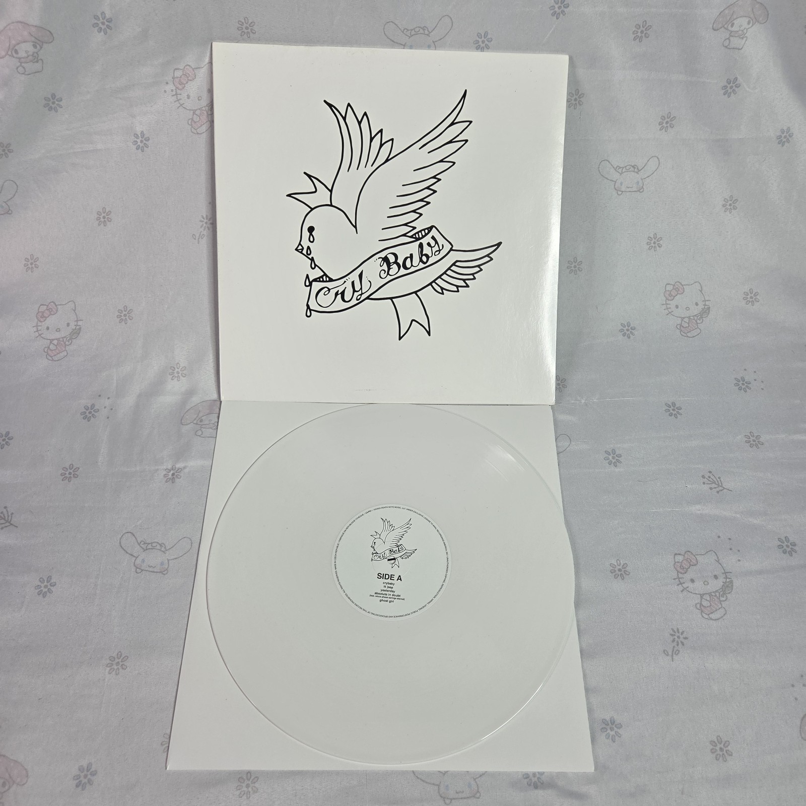 Lil Peep – CRYBABY Limited Edition White Colored Vinyl Record LP Hip Hop