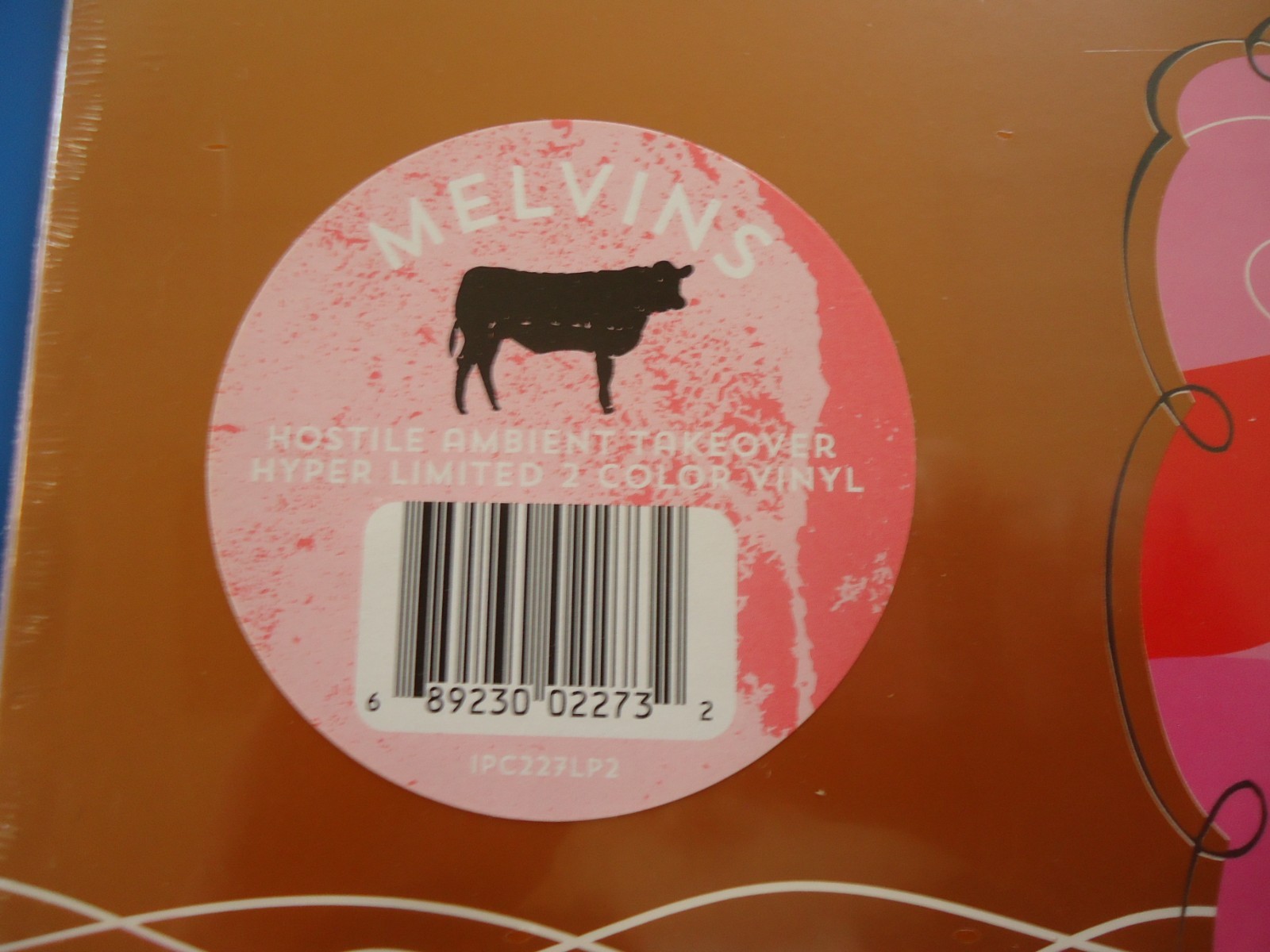 The Melvins Hostile Ambient Takeover LP 2021 NEW Shrink Wrap Tear Colored Vinyl