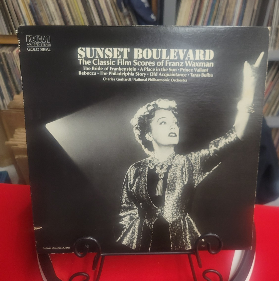SUNSET BOULEVARD CLASSIC FILM SCORES OF FRANZ WAXMAN ULTRASONIC CLEAN VG+