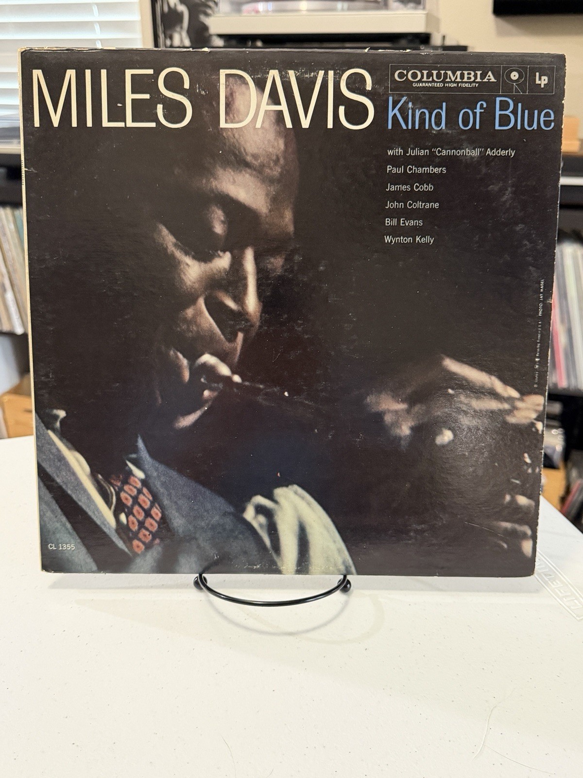 Miles Davis Kind of Blue Vinyl LP EARLY 1960’S Reissue CS 8163 TWO EYE VG+