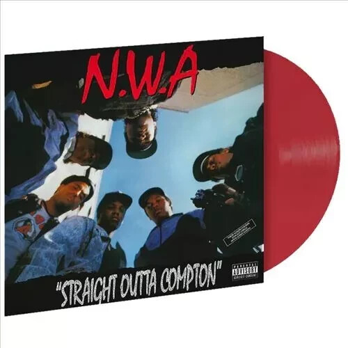 N.W.A. STRAIGHT OUTTA COMPTON LIMITED EDITION RED COLORED VINYL LP, NEW & SEALED